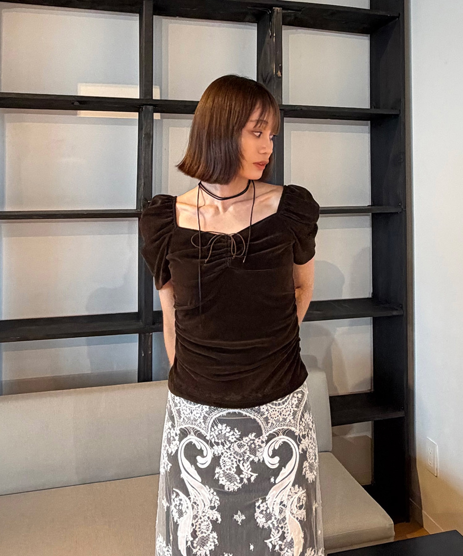 別注 VELOUR TEE FETICO