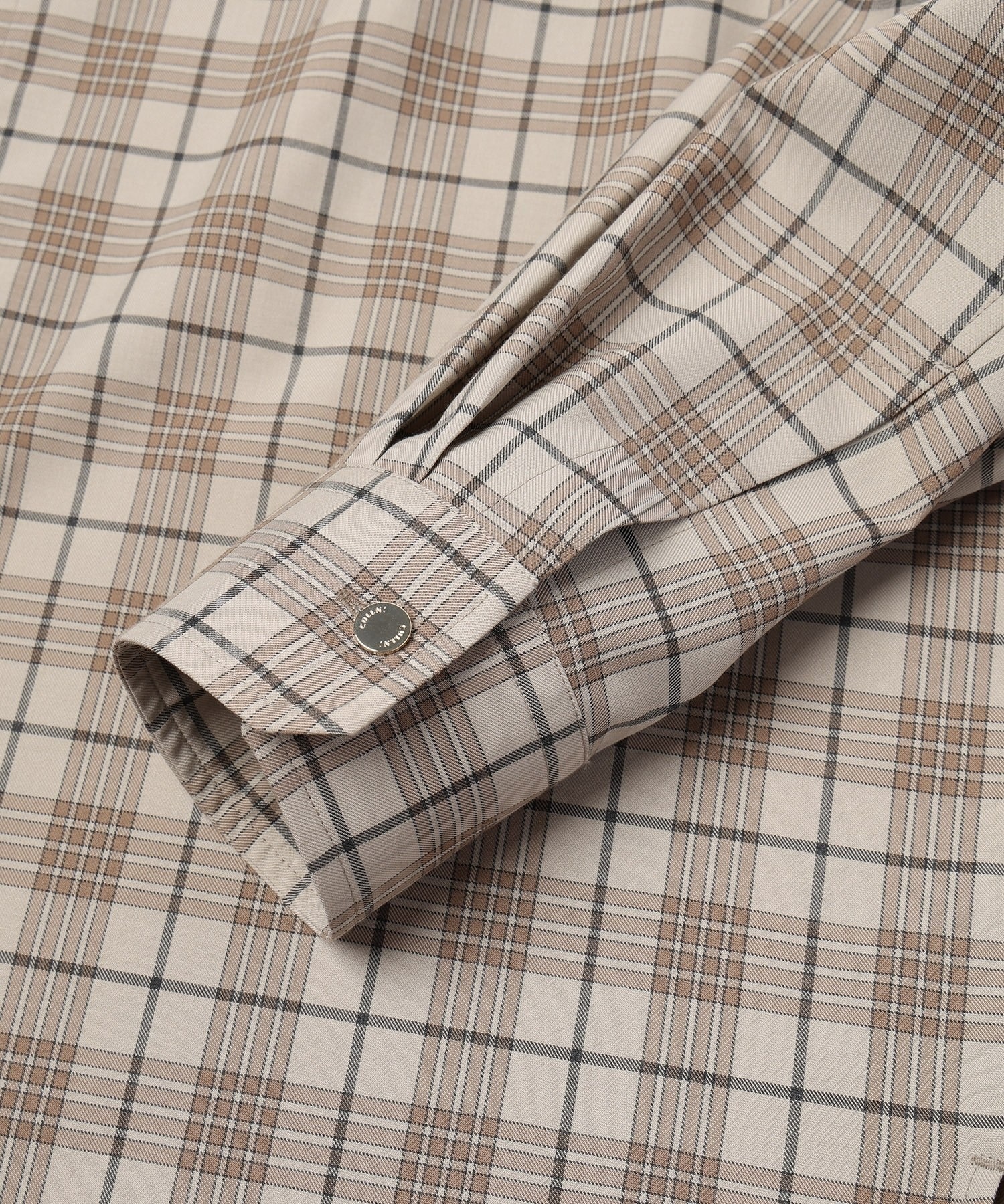 Tartan Check Bow-Tie Long Sleeve Shirt CULLNI