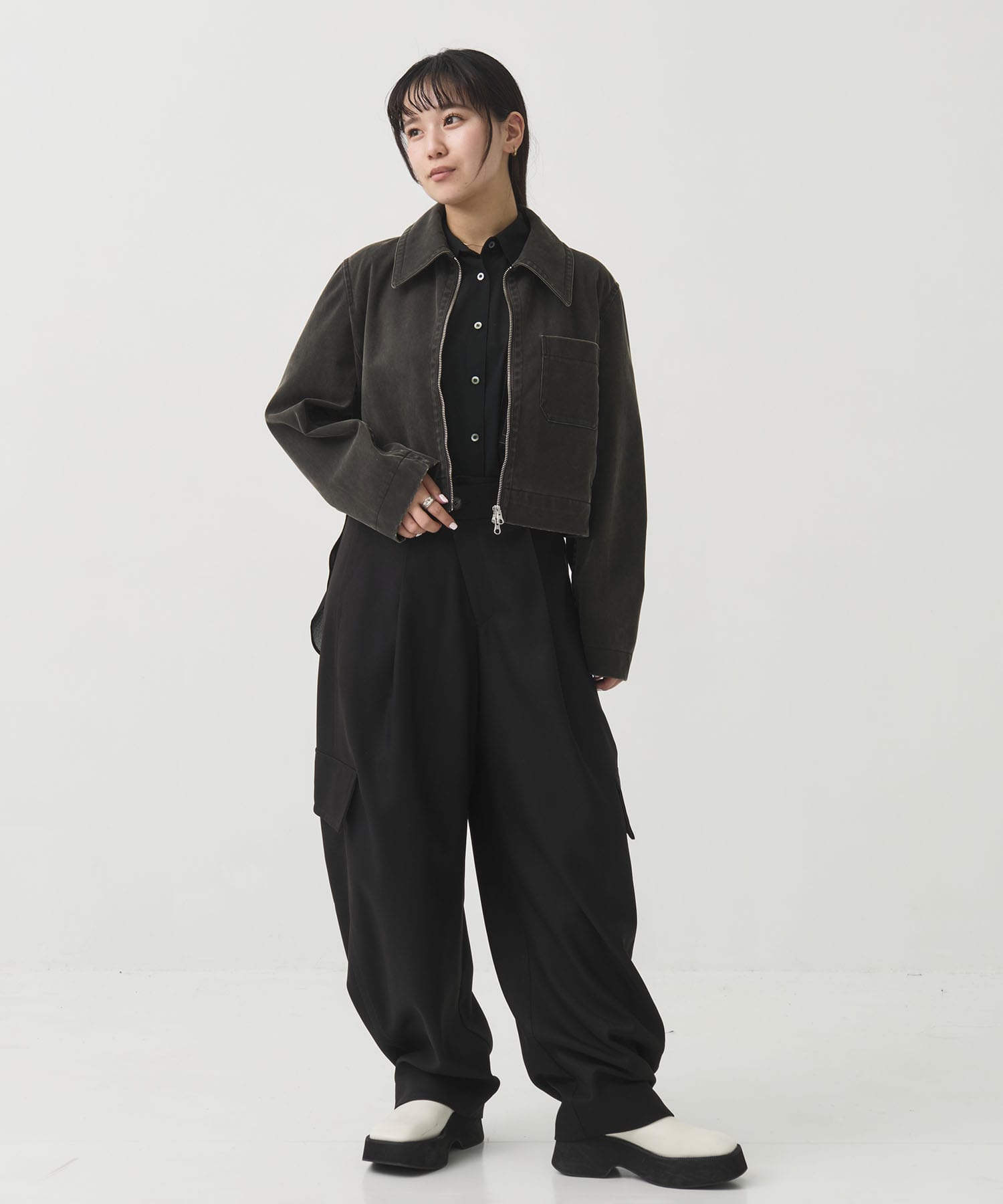 Suede Short Jacket STUDIOUS