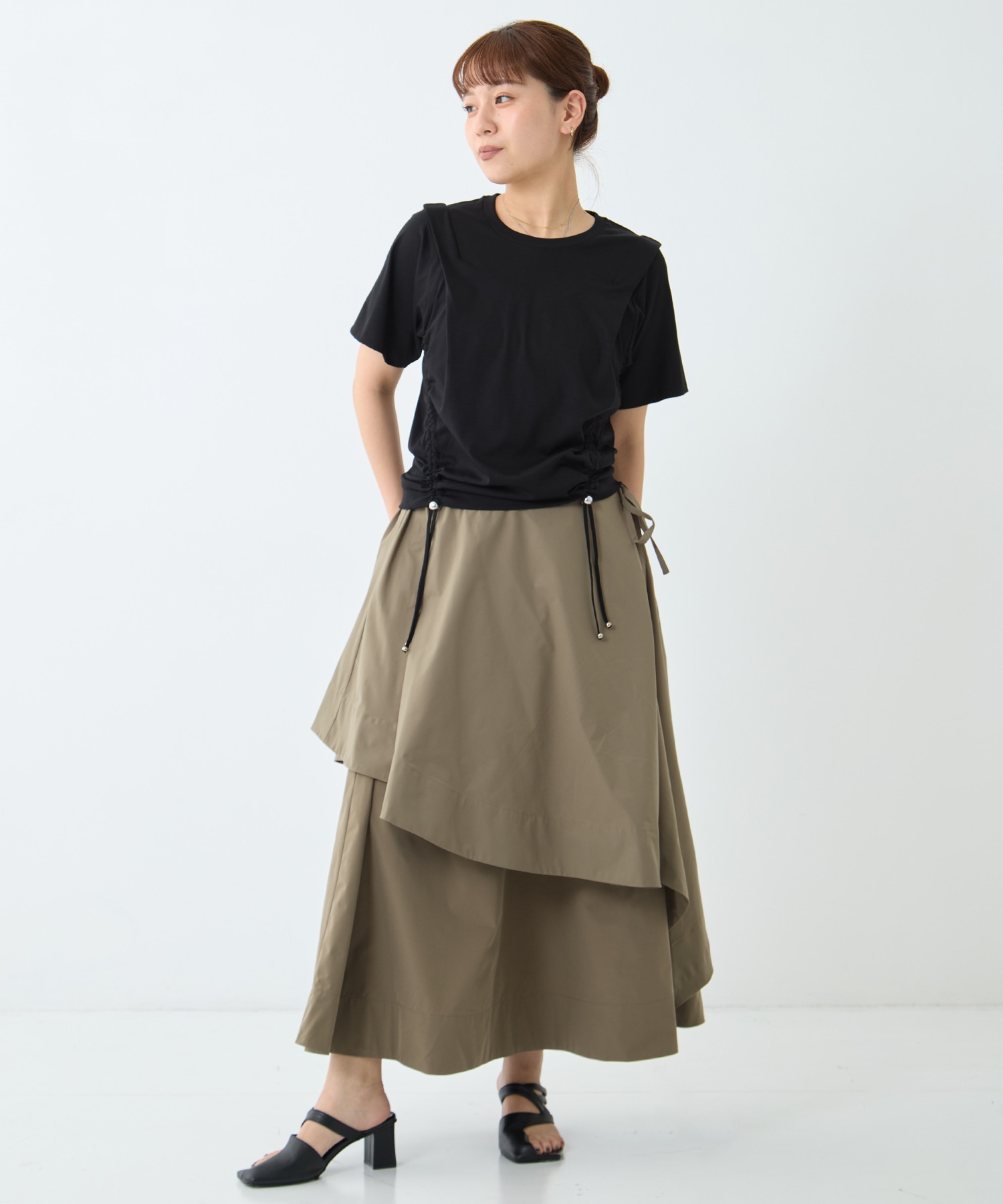 Multi Length Drawstring Tee STUDIOUS