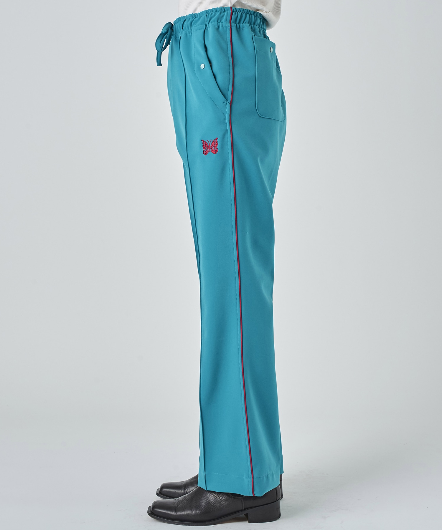 Piping Cowboy Pant - PE/PU Double Cloth NEEDLES