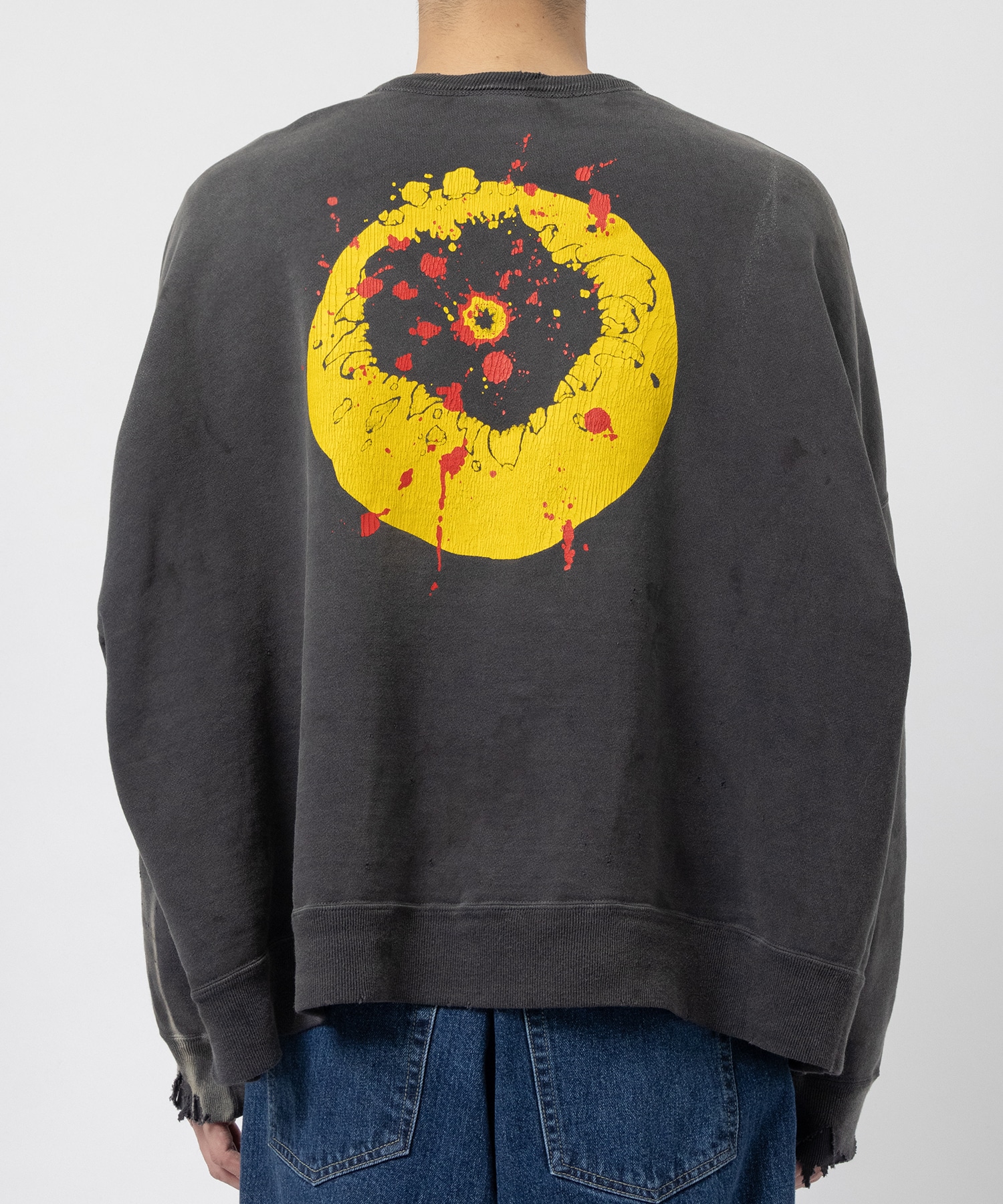 SM-YS1-0000-C06/CP_CREW SWT/SMILE/BLACK SAINT M××××××