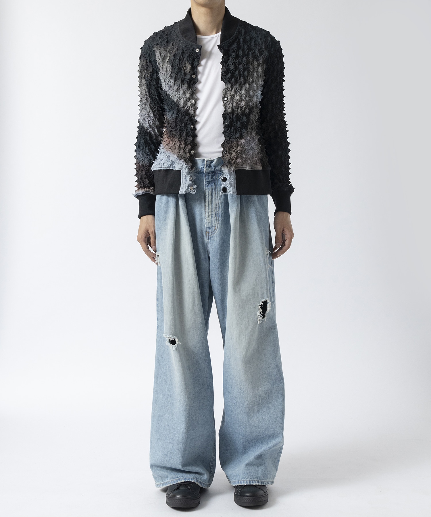 SPIKY VARSITY JACKET MASU
