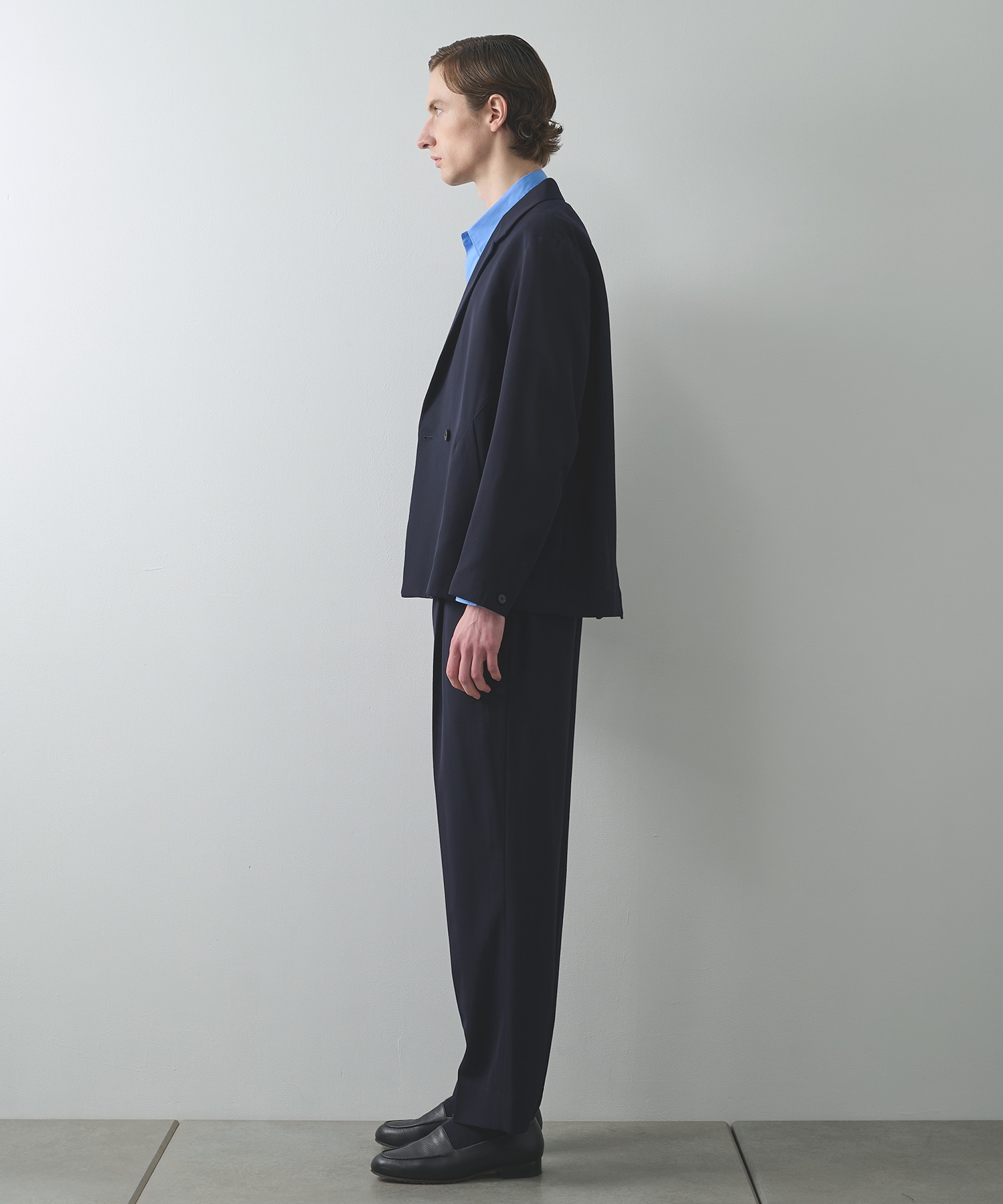 VISCOSE WOOL WIDE SLACKS STUDIOUS