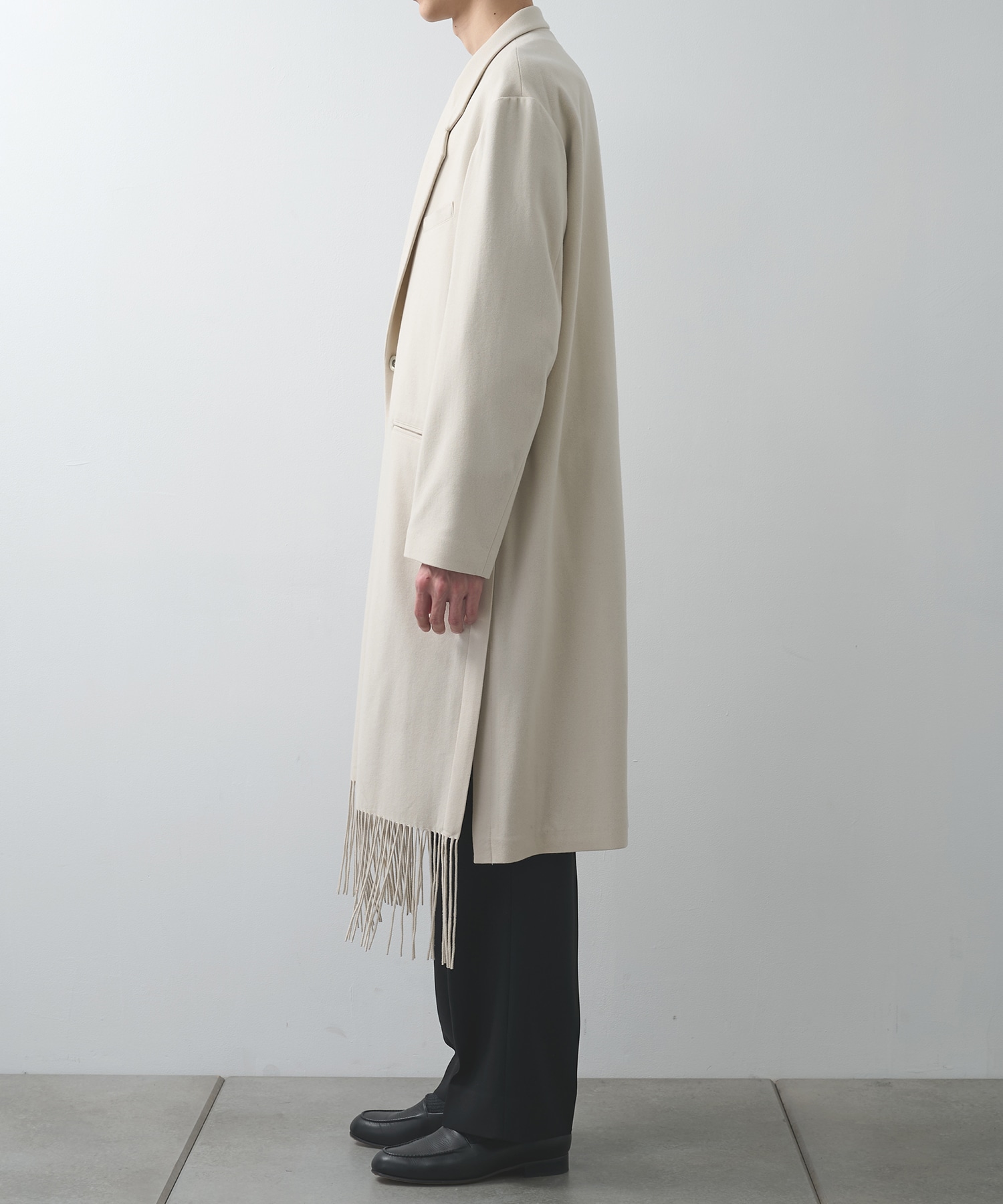 Side Slit Fringe Long JKT UJOH HOMME