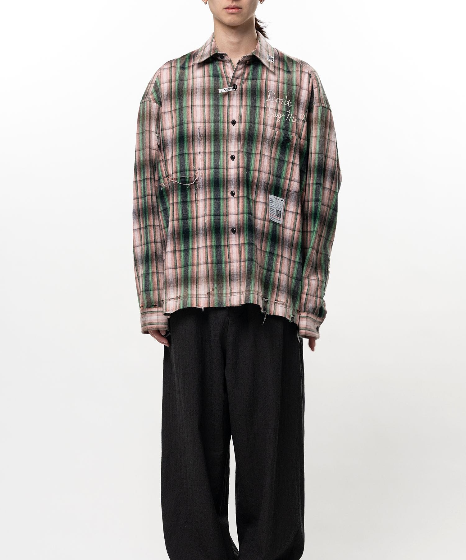 VINTAGE LIKE CHECK L/S SHIRTS Maison MIHARA YASUHIRO