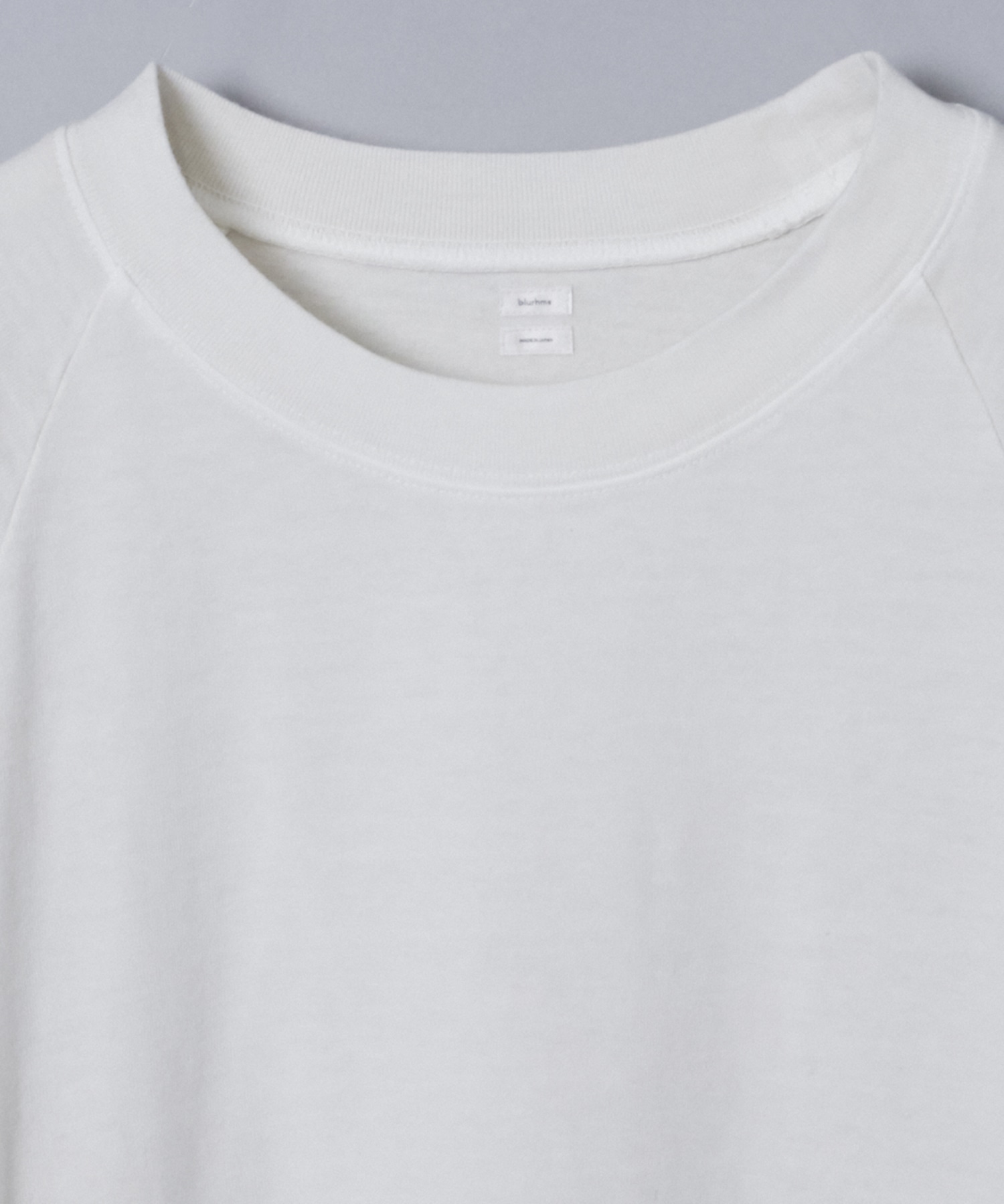 Hollow yarn Baseball Raglan Tee blurhms