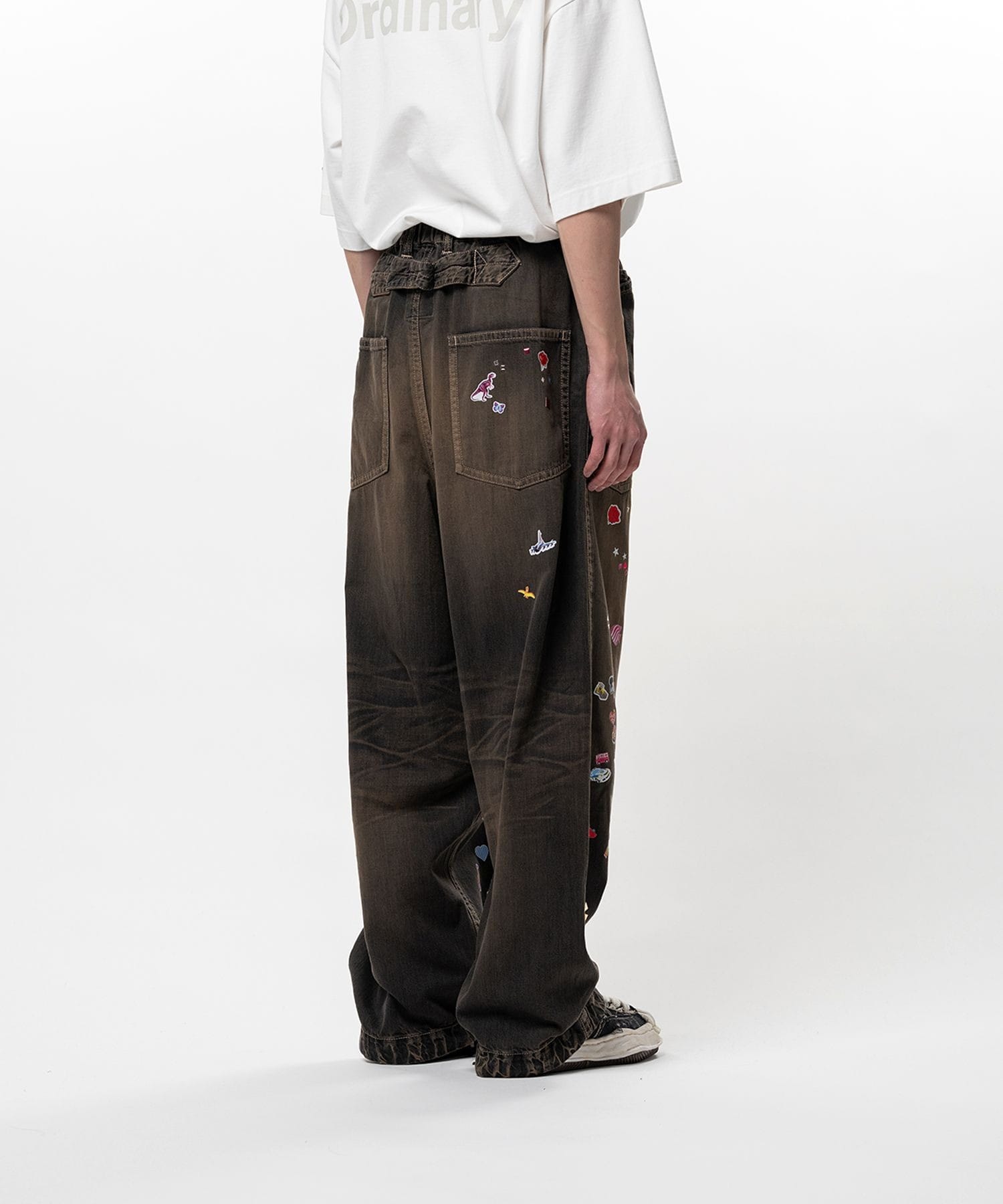 BAKER JEANS w STICKER Maison MIHARA YASUHIRO