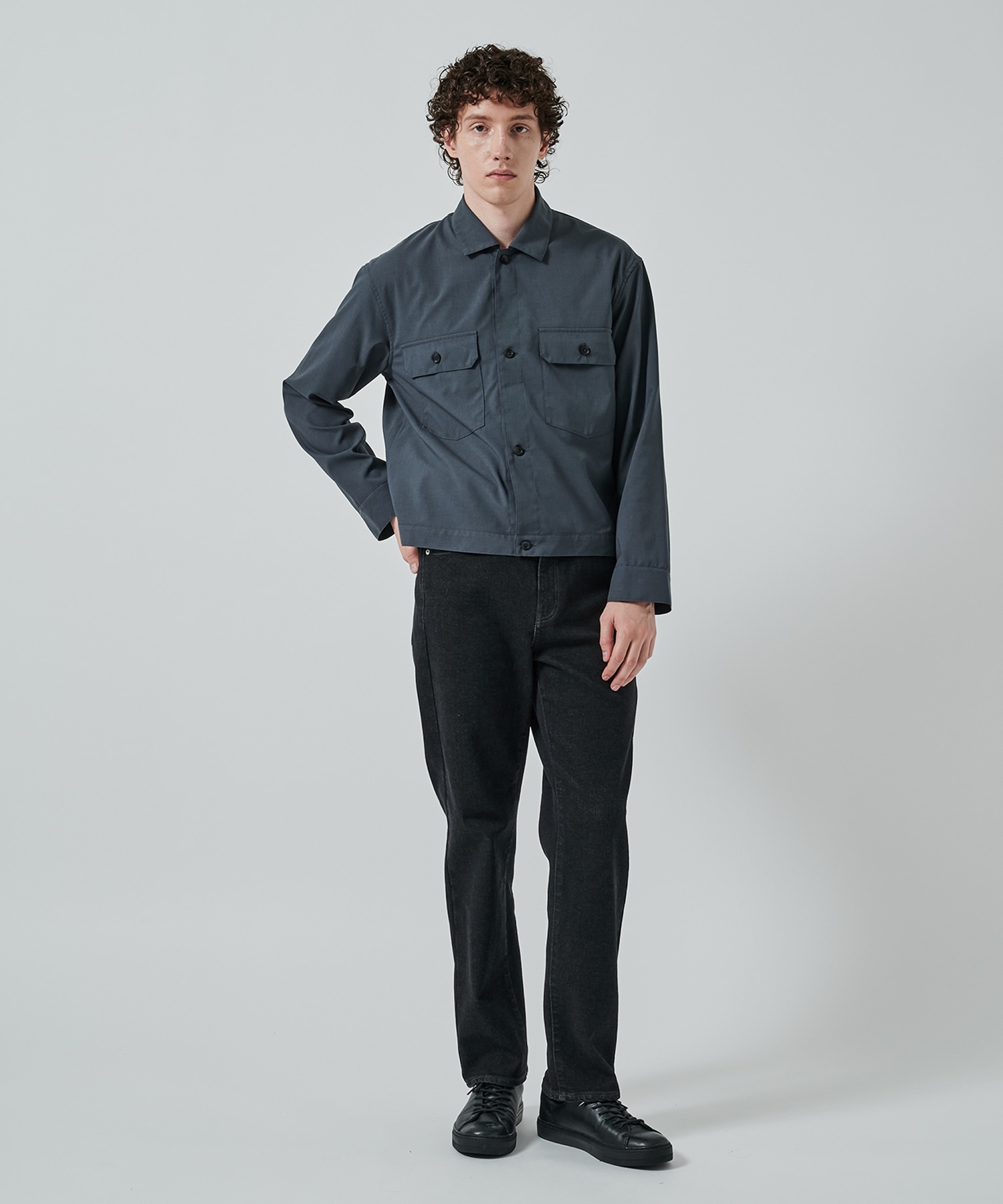 〈別注〉W POCKET SHIRT JACKET MARKAWARE/marka