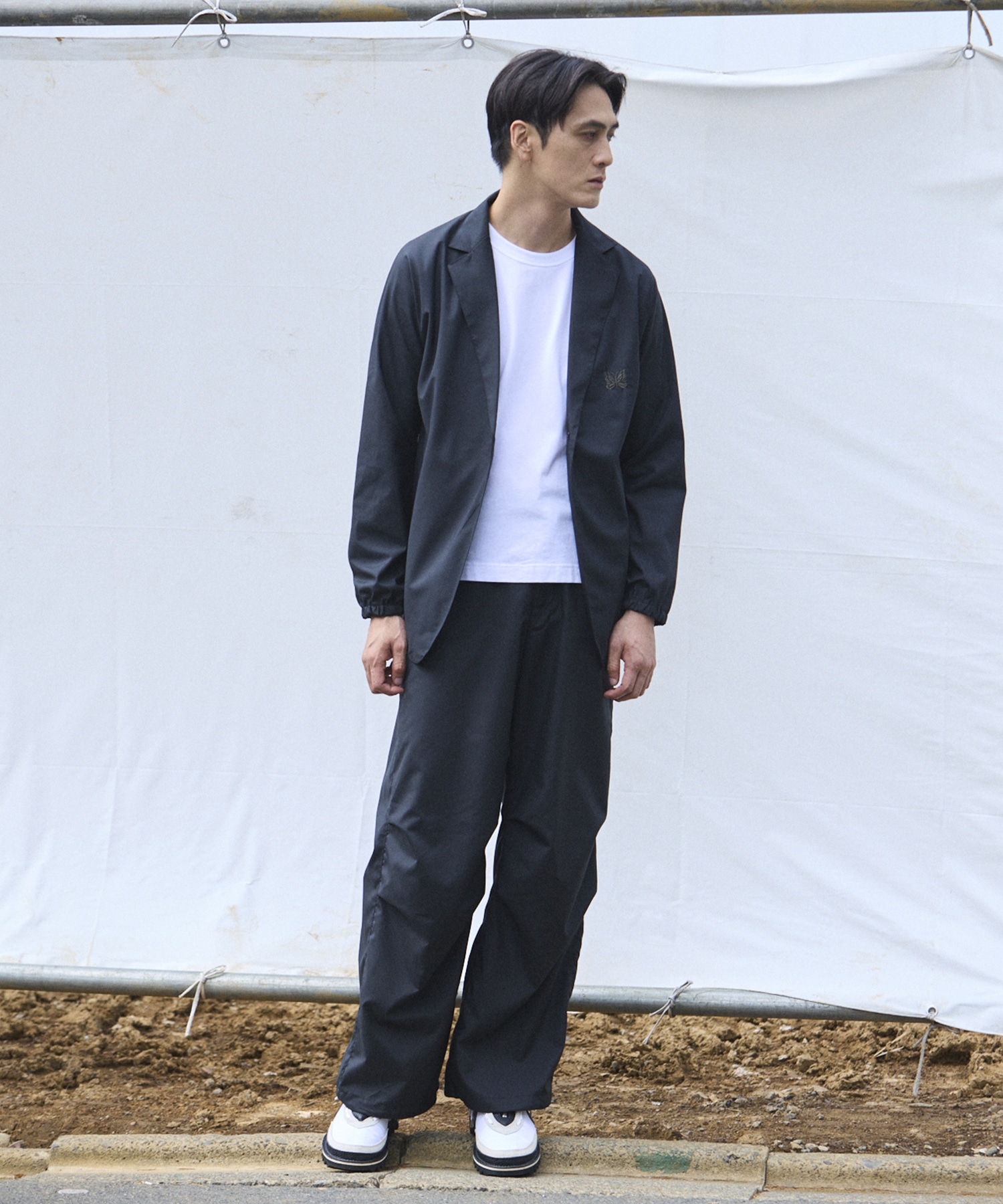 〈別注〉Miles Jacket - Poly Brushed Taffeta NEEDLES