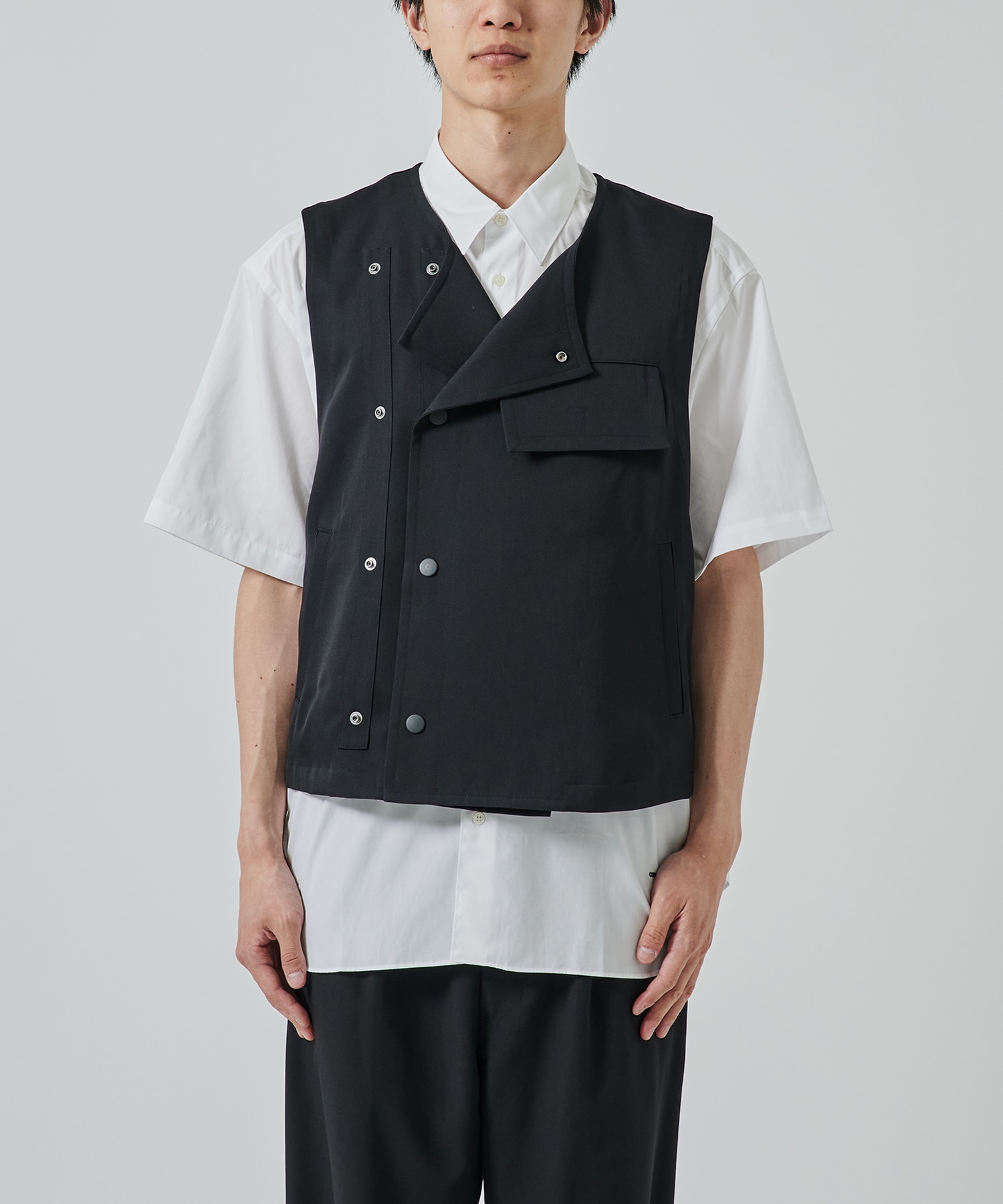 Double Front Vest UJOH HOMME
