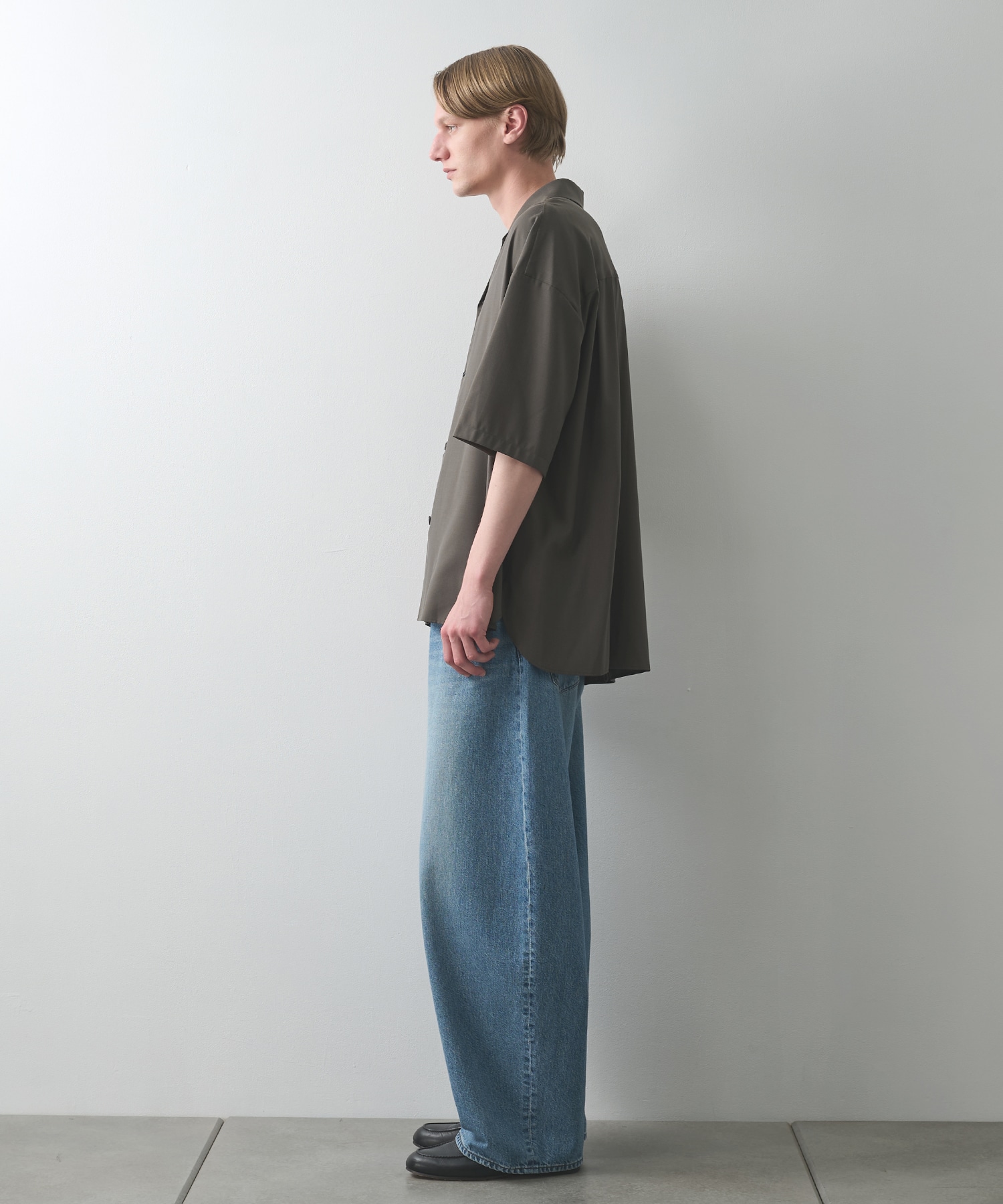 【涼しいウール】COOL WOOL S/S SHIRTS STUDIOUS