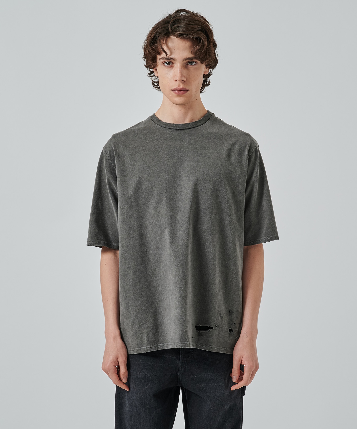 オーガニックコットン2/40 / ダメージTEE MARKAWARE/marka