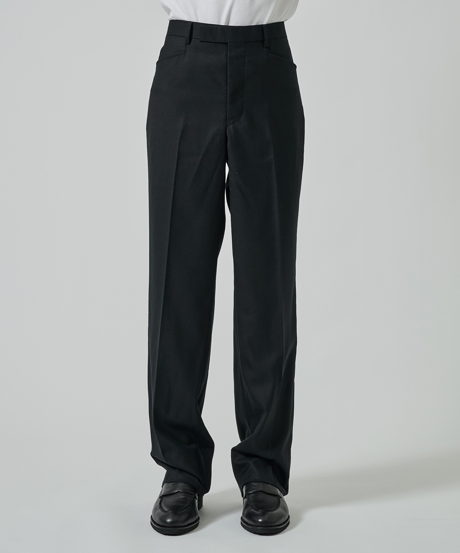 Wool Straight Trousers LITTLEBIG