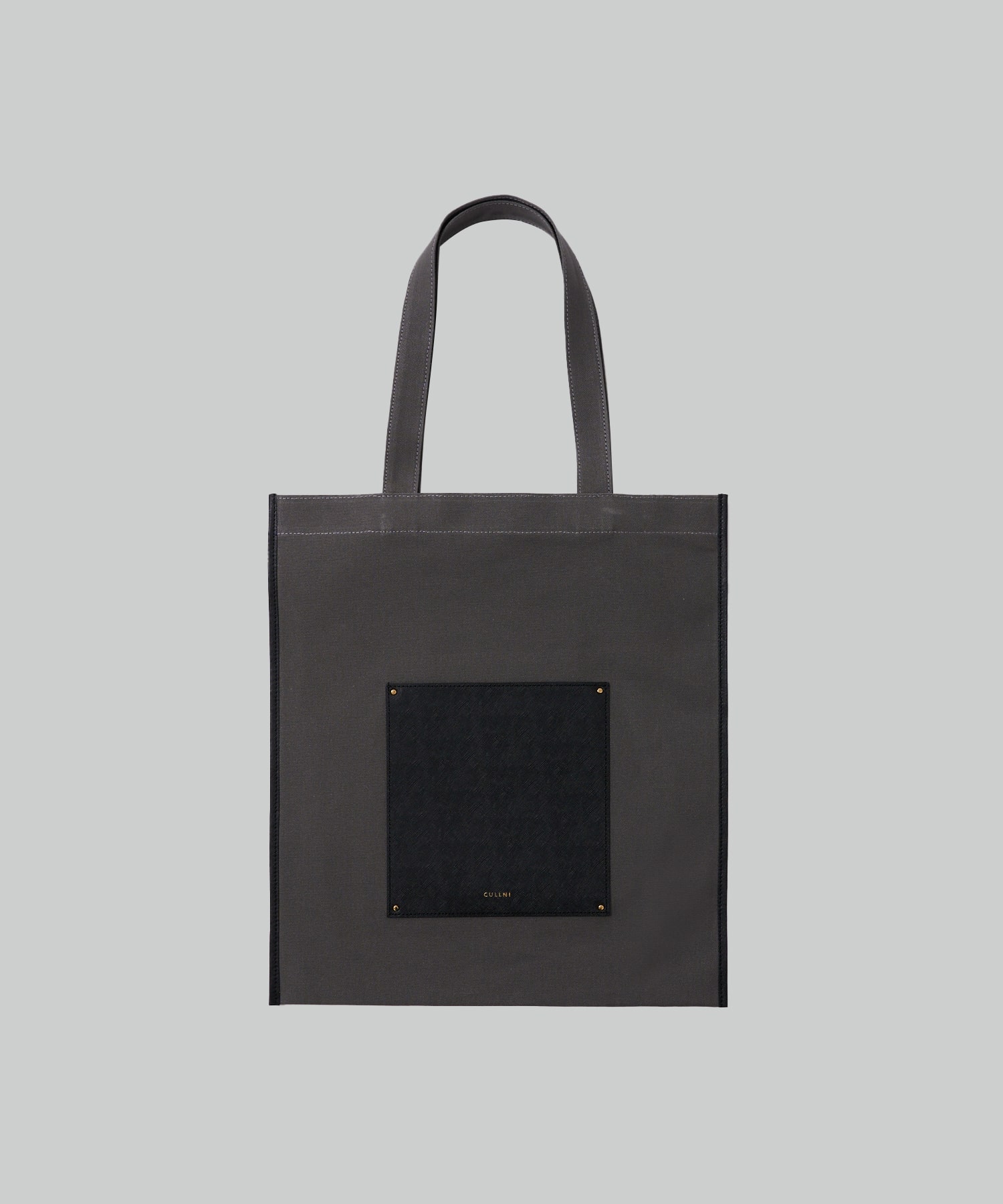 別注Leather Pocket Canvas Eco Tote CULLNI