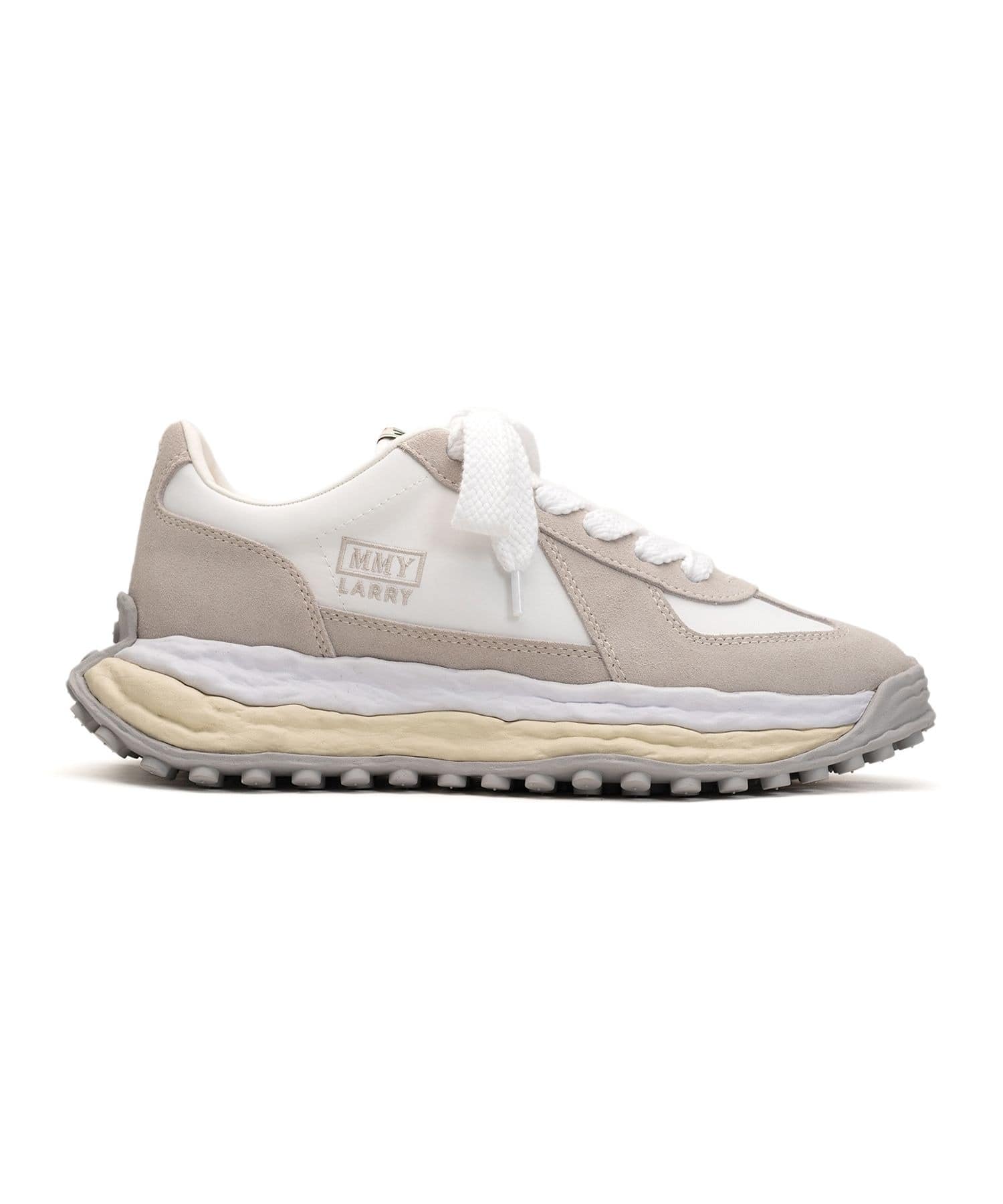 LARRY OG Sole Mix Material Low-top Sneaker Maison MIHARA YASUHIRO