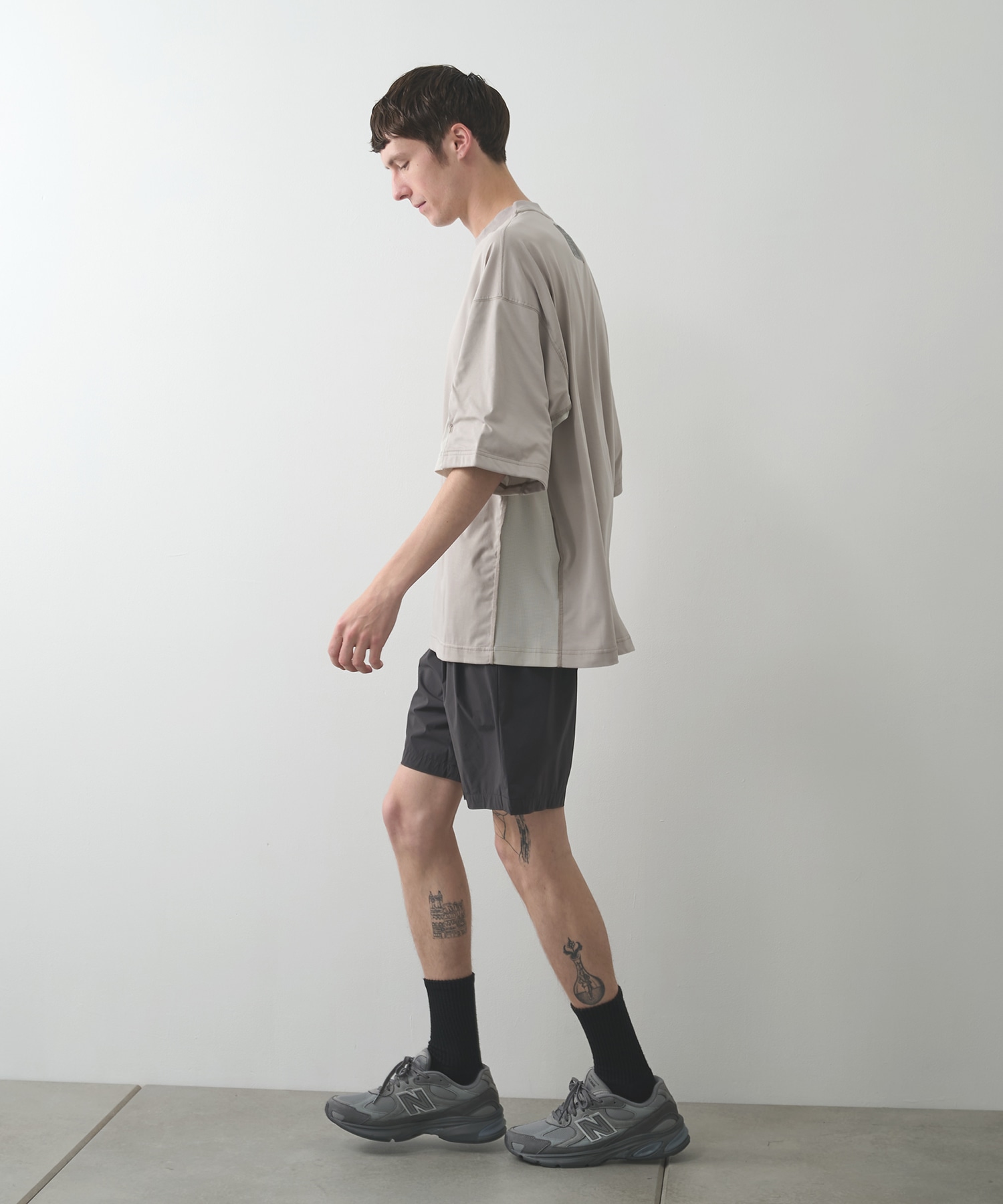 9251-CS53-015 SIDE-PANEL T-SHIRT N.HOOLYWOOD