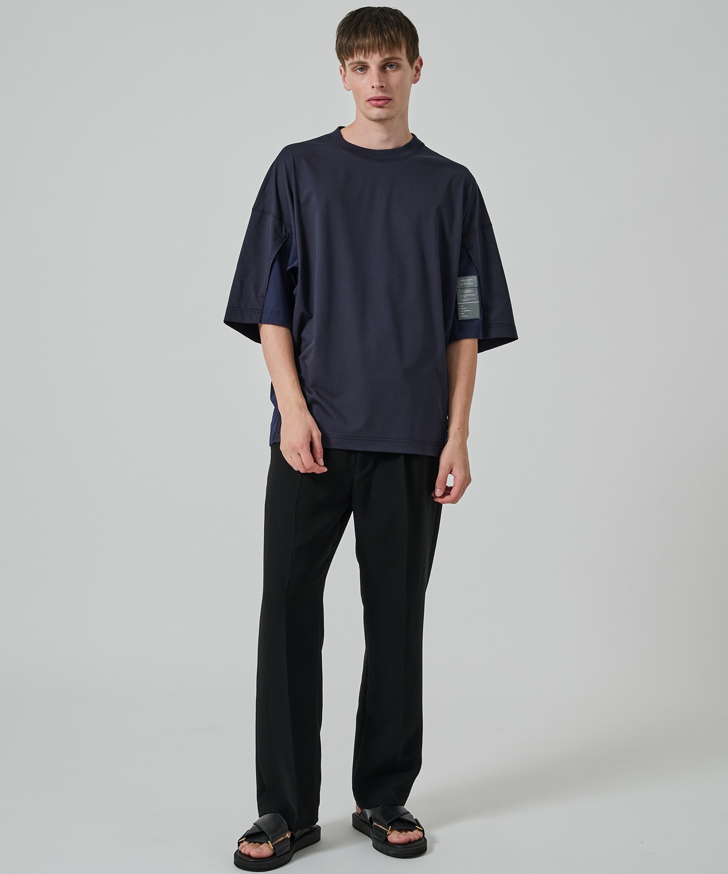 〈別注〉メッシュ切り替えミルスペックTEE N.HOOLYWOOD