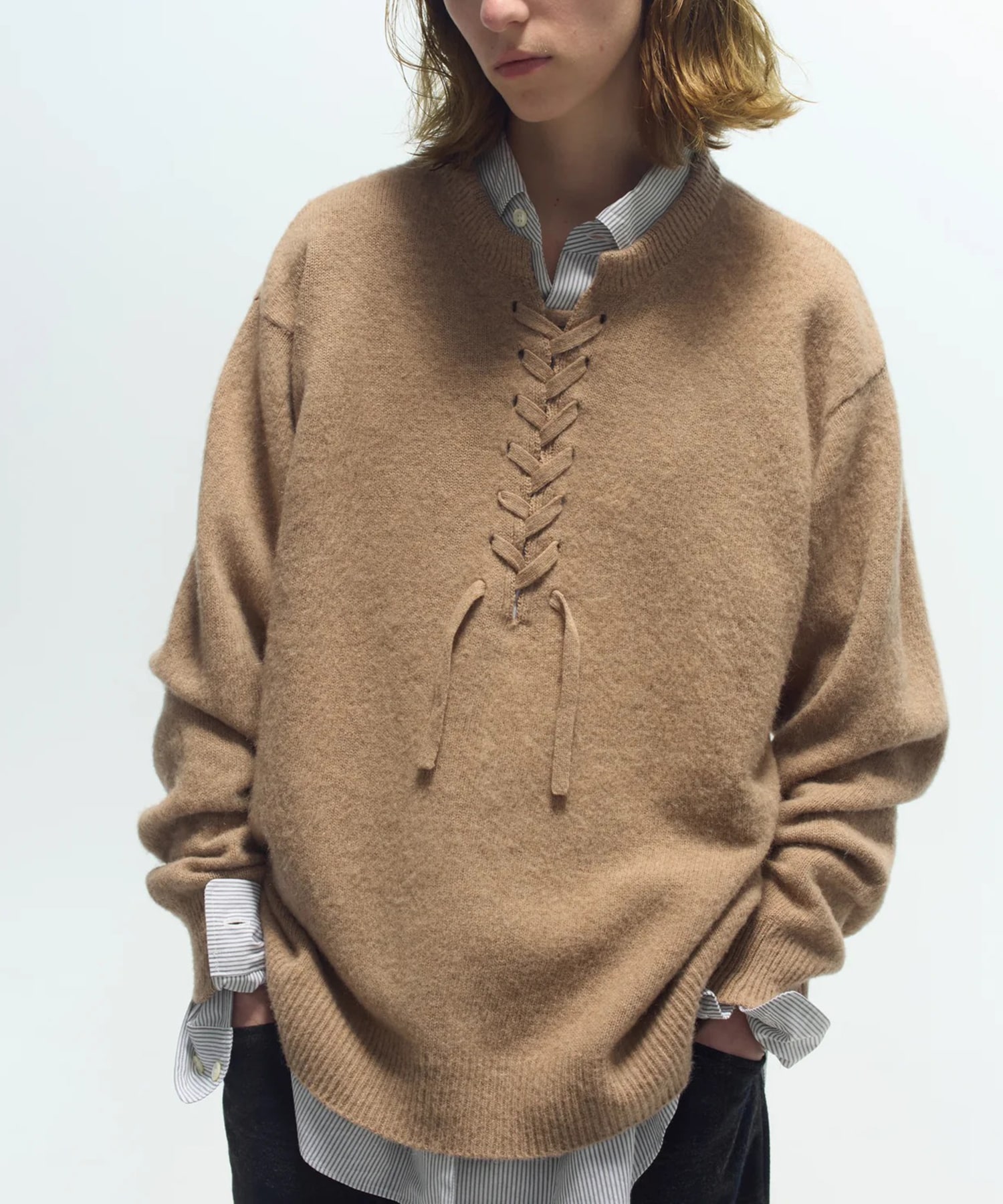 ITALIAN COLLAR CHECK L/S SHIRTS URU TOKYO