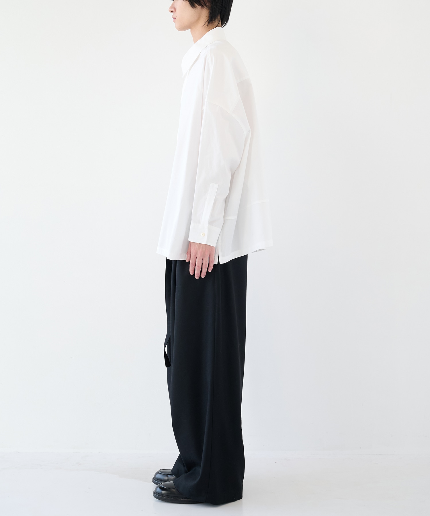 アシンメトリービッグシャツ SHAREEF