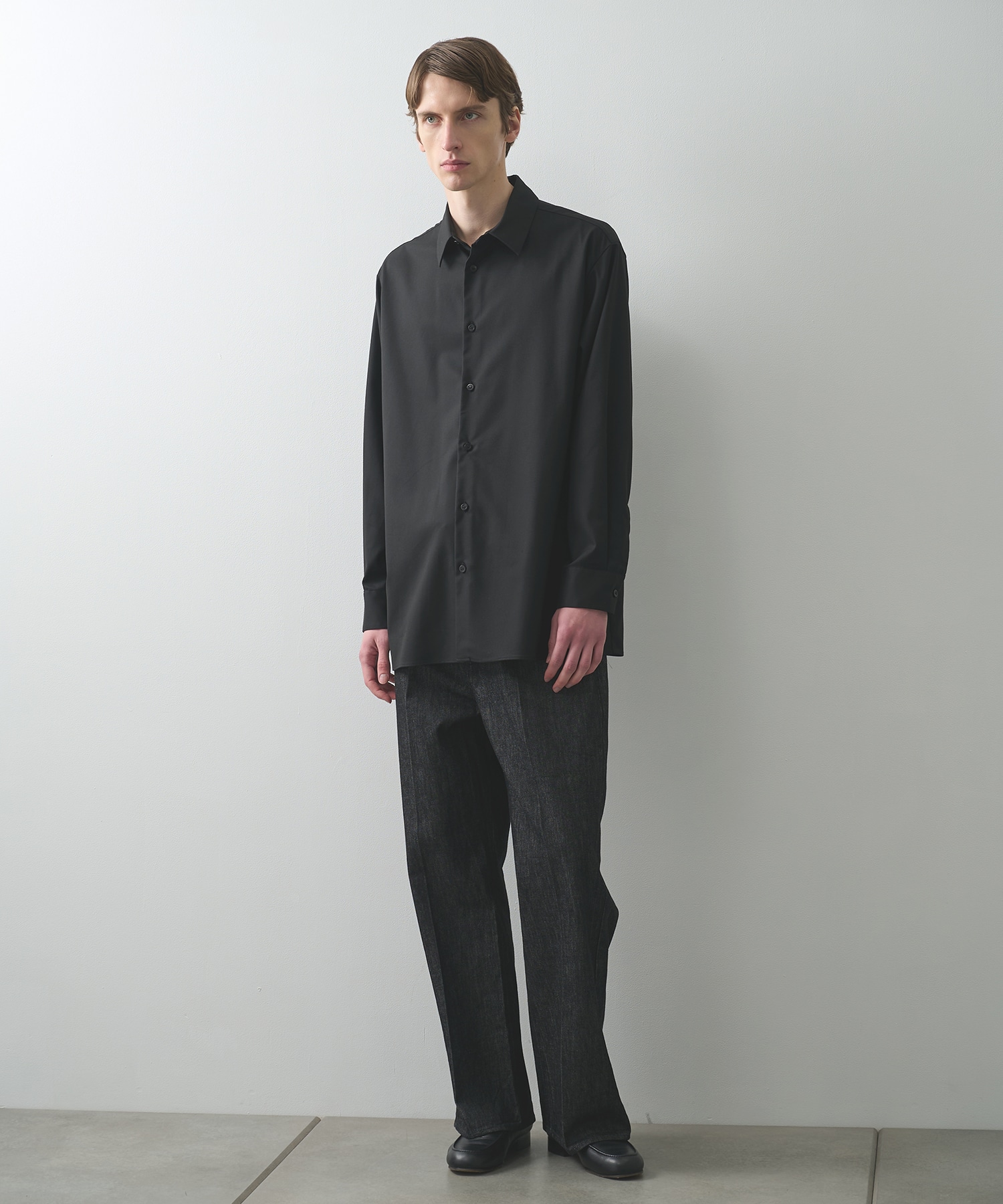 LINTRACK WIDE DENIM TROUSERS STUDIOUS