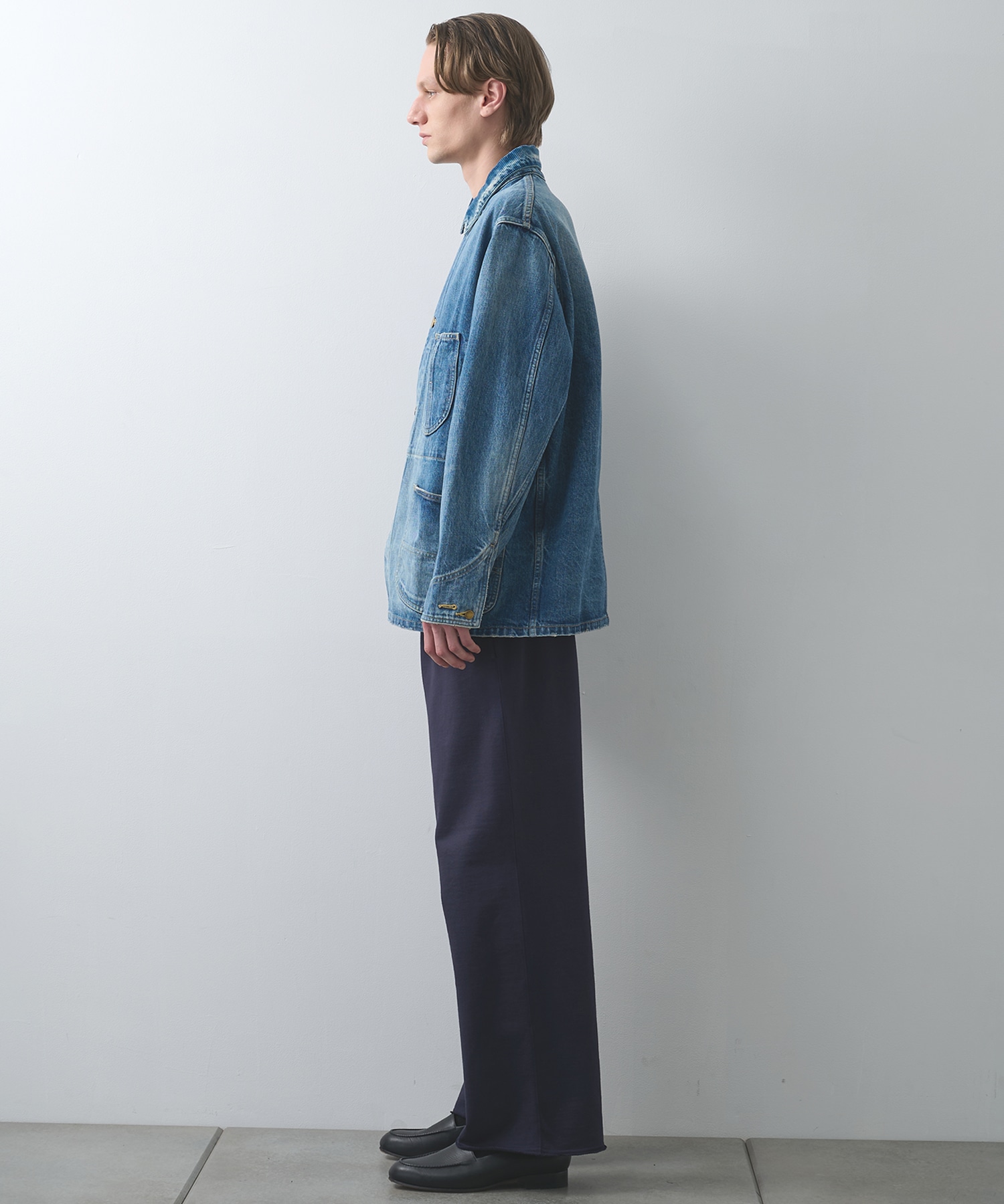 オーガニックコットン 13.5oz セルビッチデニム / カバーオールジャケット MARKAWARE/marka