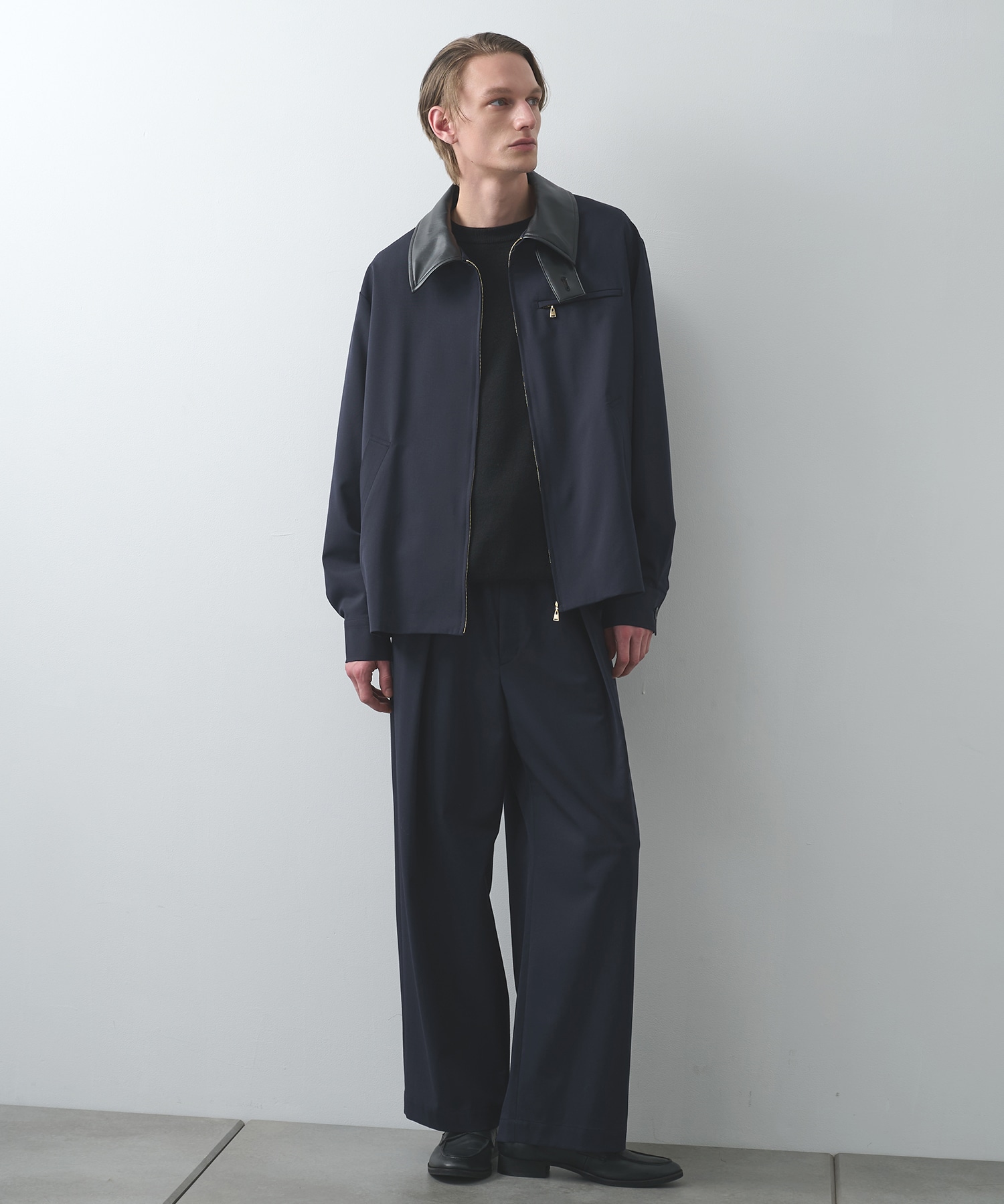 別注 Leather Color Zip Blouson CULLNI