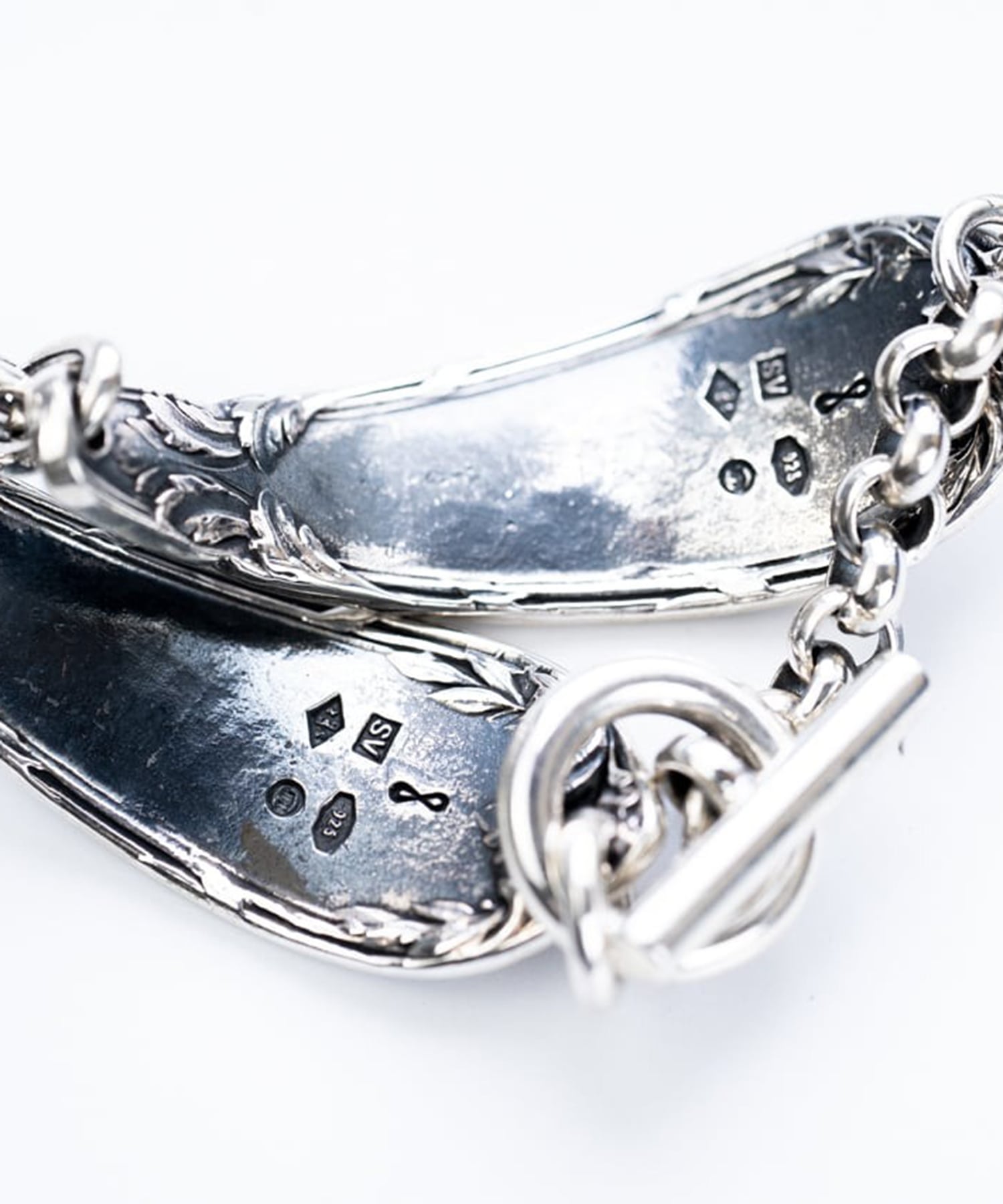 BN-088 Double cutlery bracelet WAKAN SILVER SMITH