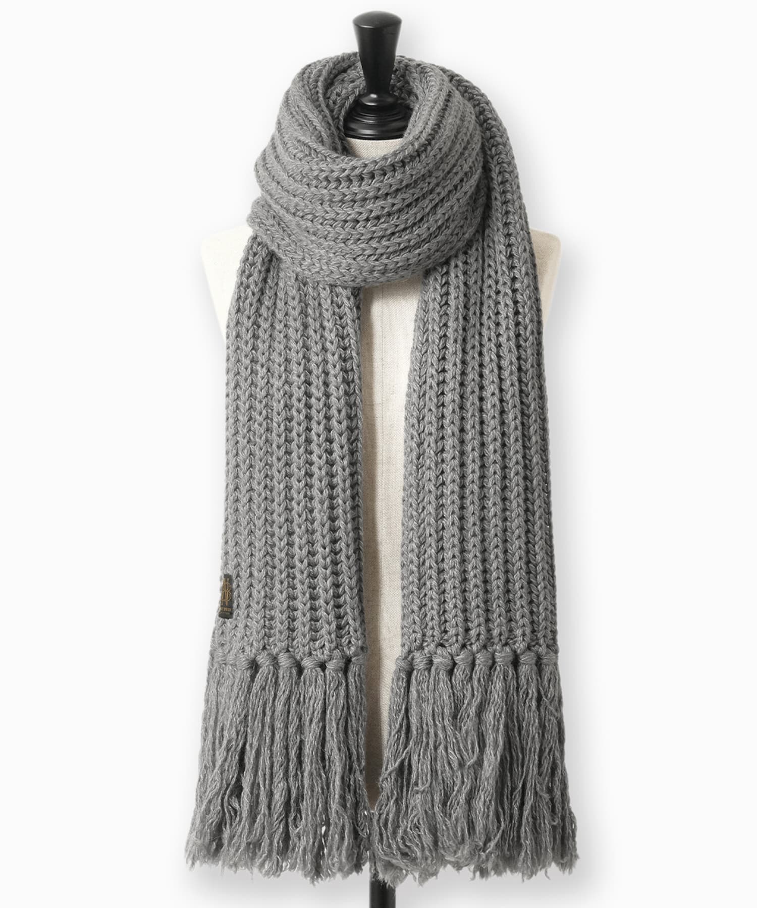 FRINGE MUFFLER LONG BATONER