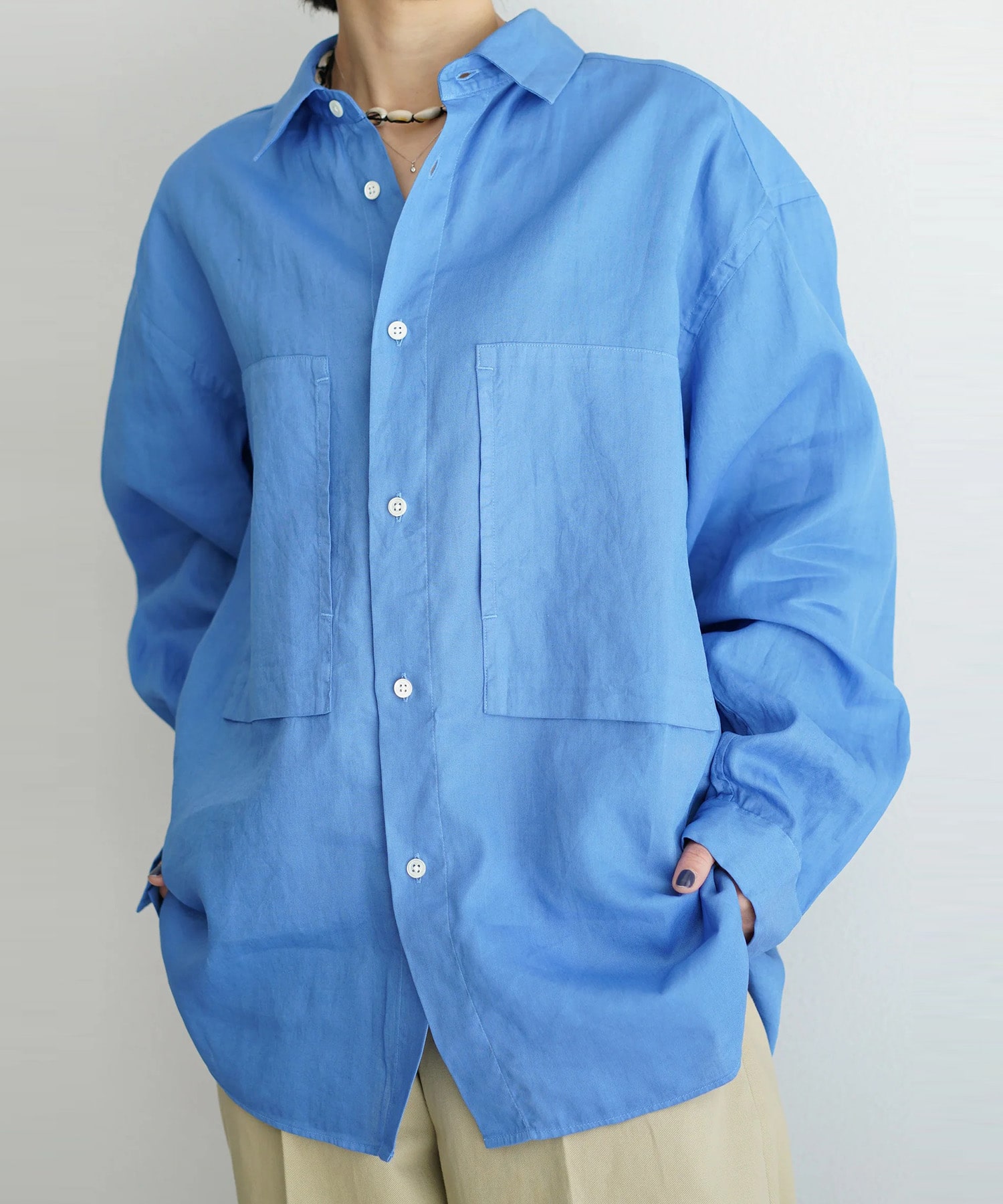 Garment-dye over shirt STILL BY HAND