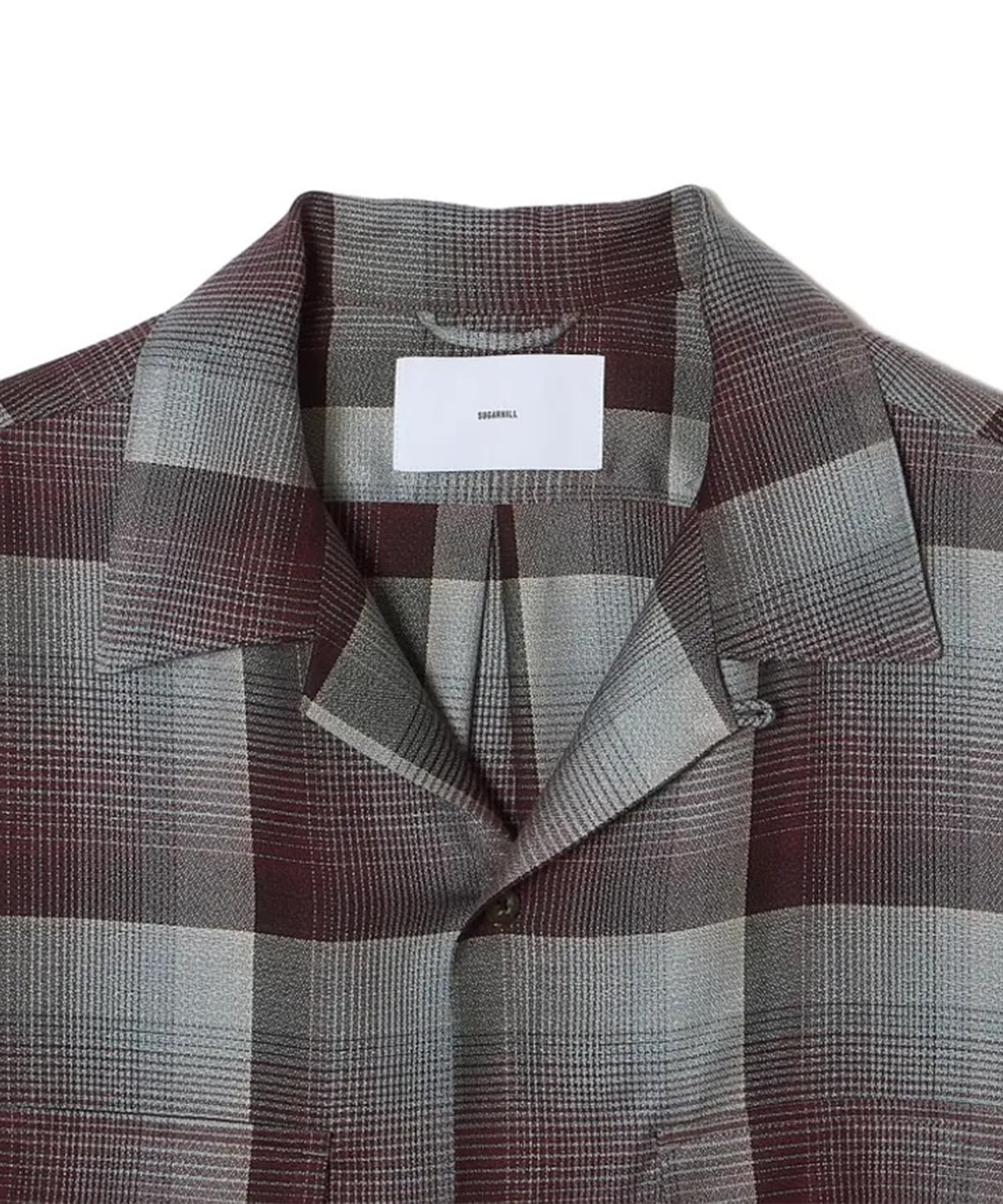 OMBRE OPEN COLLAR SHIRT SUGARHILL