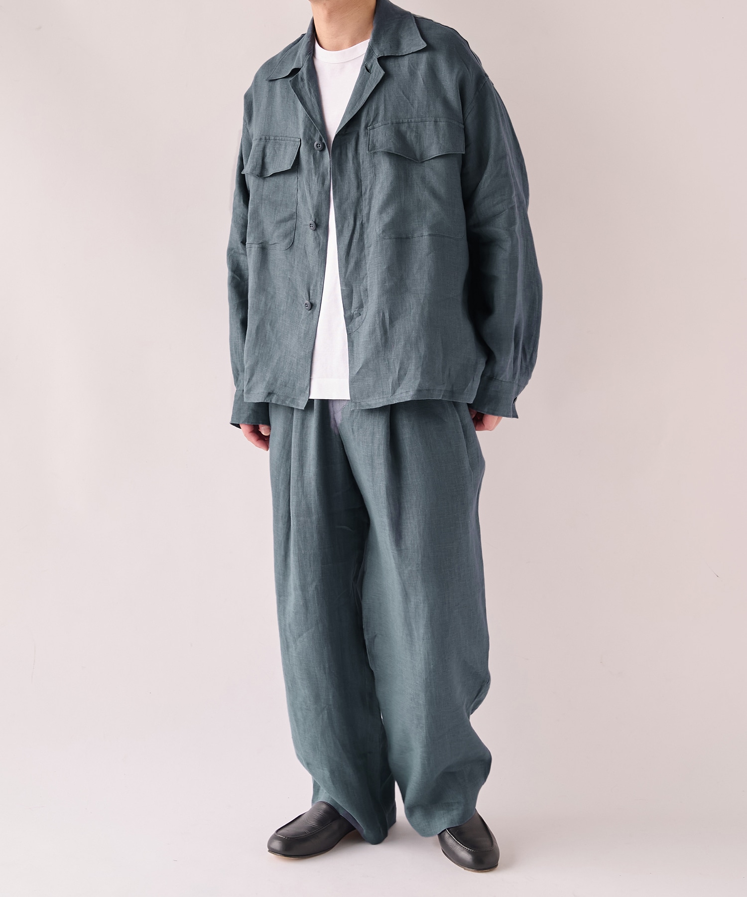 別注 LINEN TROPICAL FATIGUE SHIRT MARKAWARE/marka