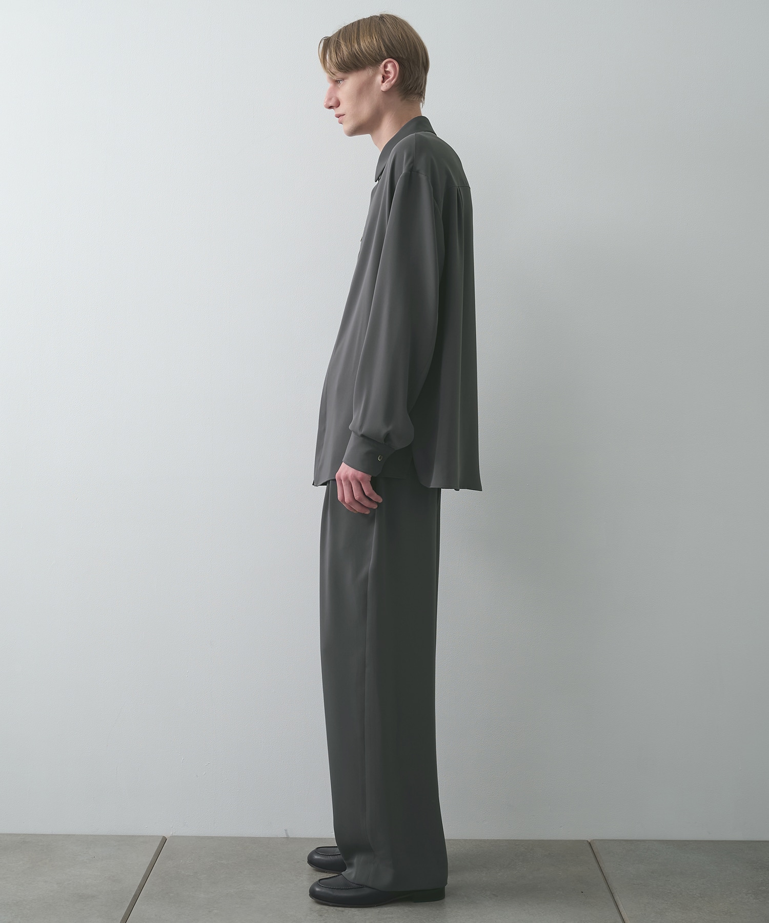 Double Cloth Tuck Wide Pant CULLNI