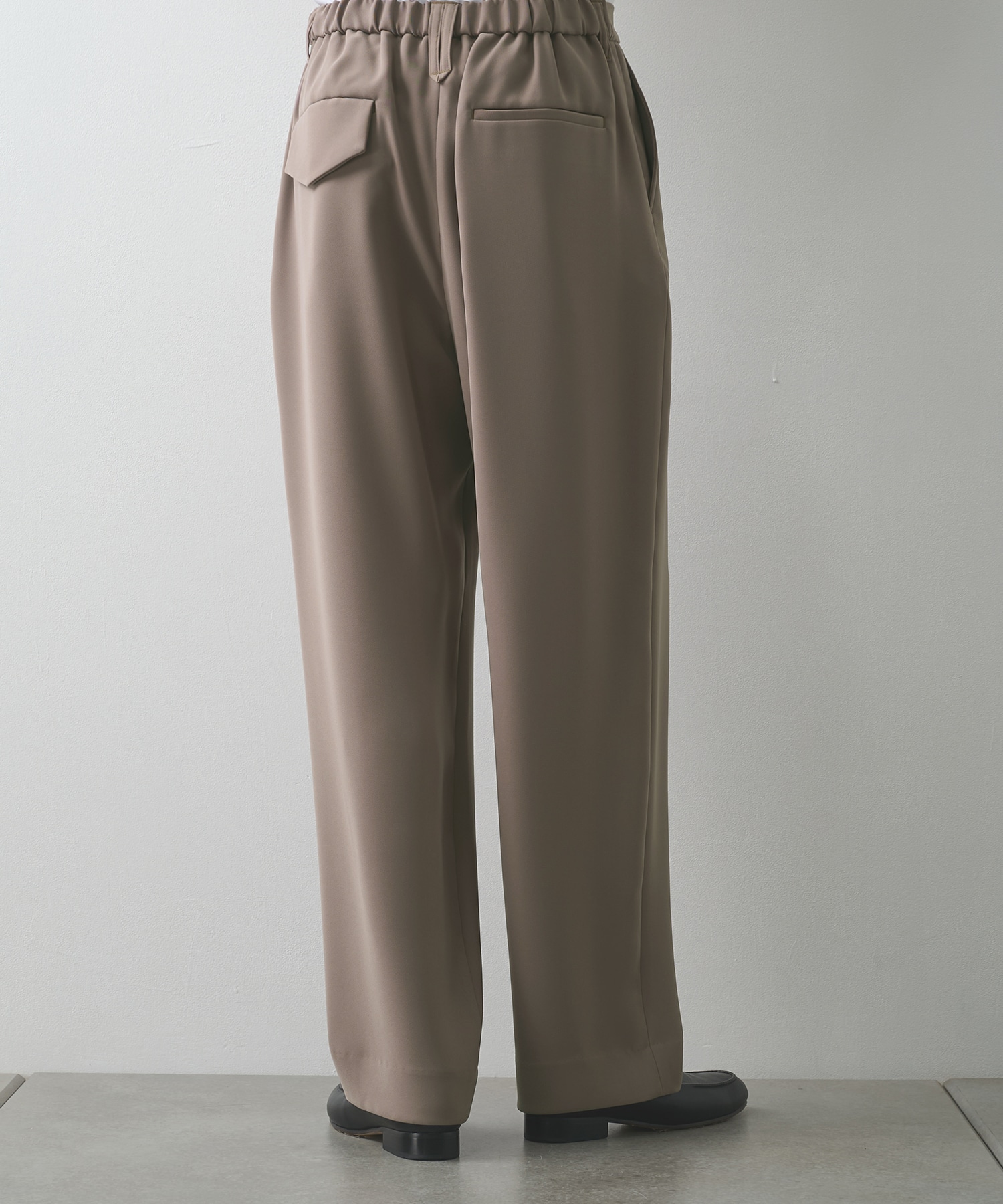 Dry Double Cloth 3Tuck Semi Wide Pant CULLNI
