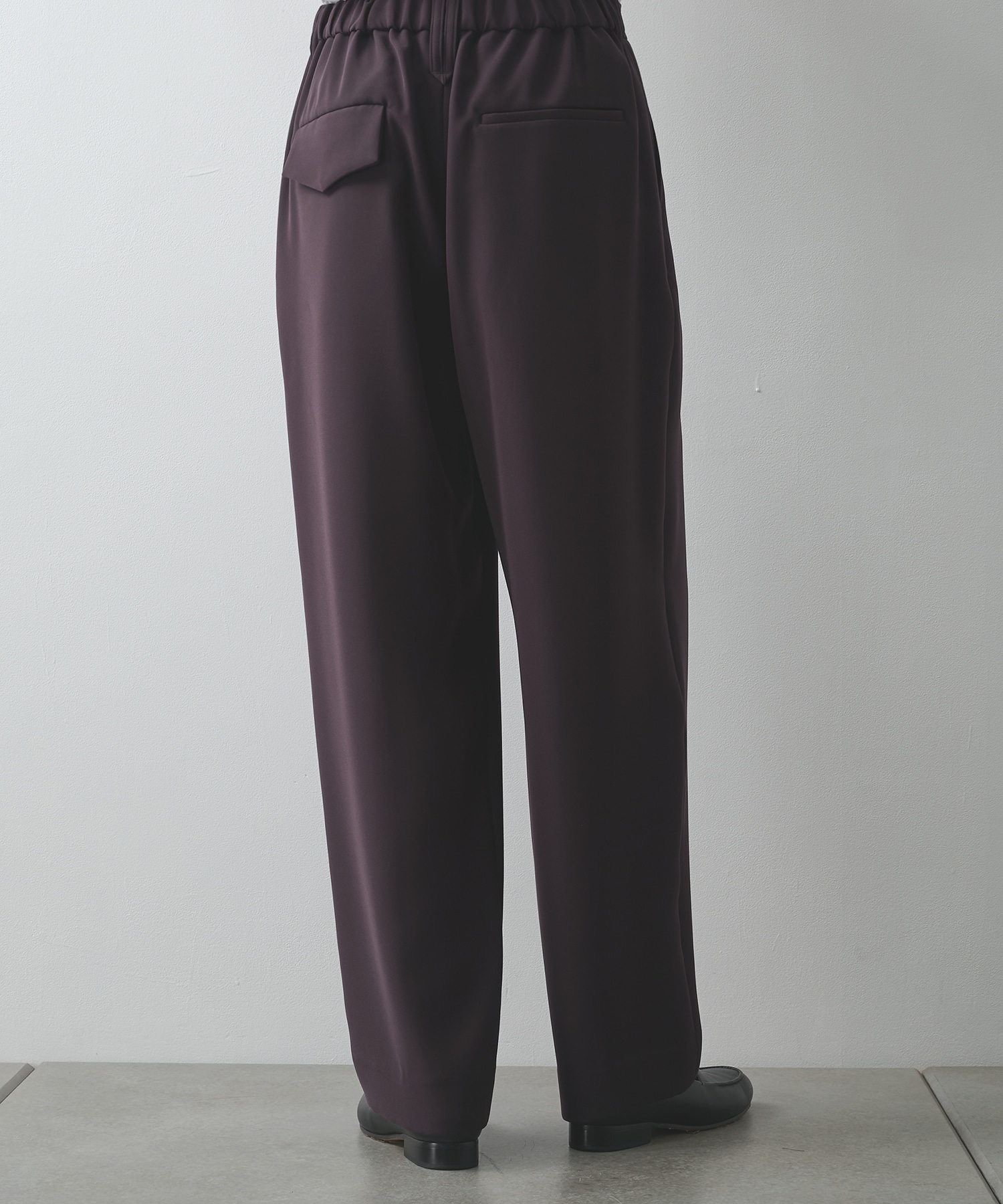 Dry Double Cloth 3Tuck Semi Wide Pant CULLNI