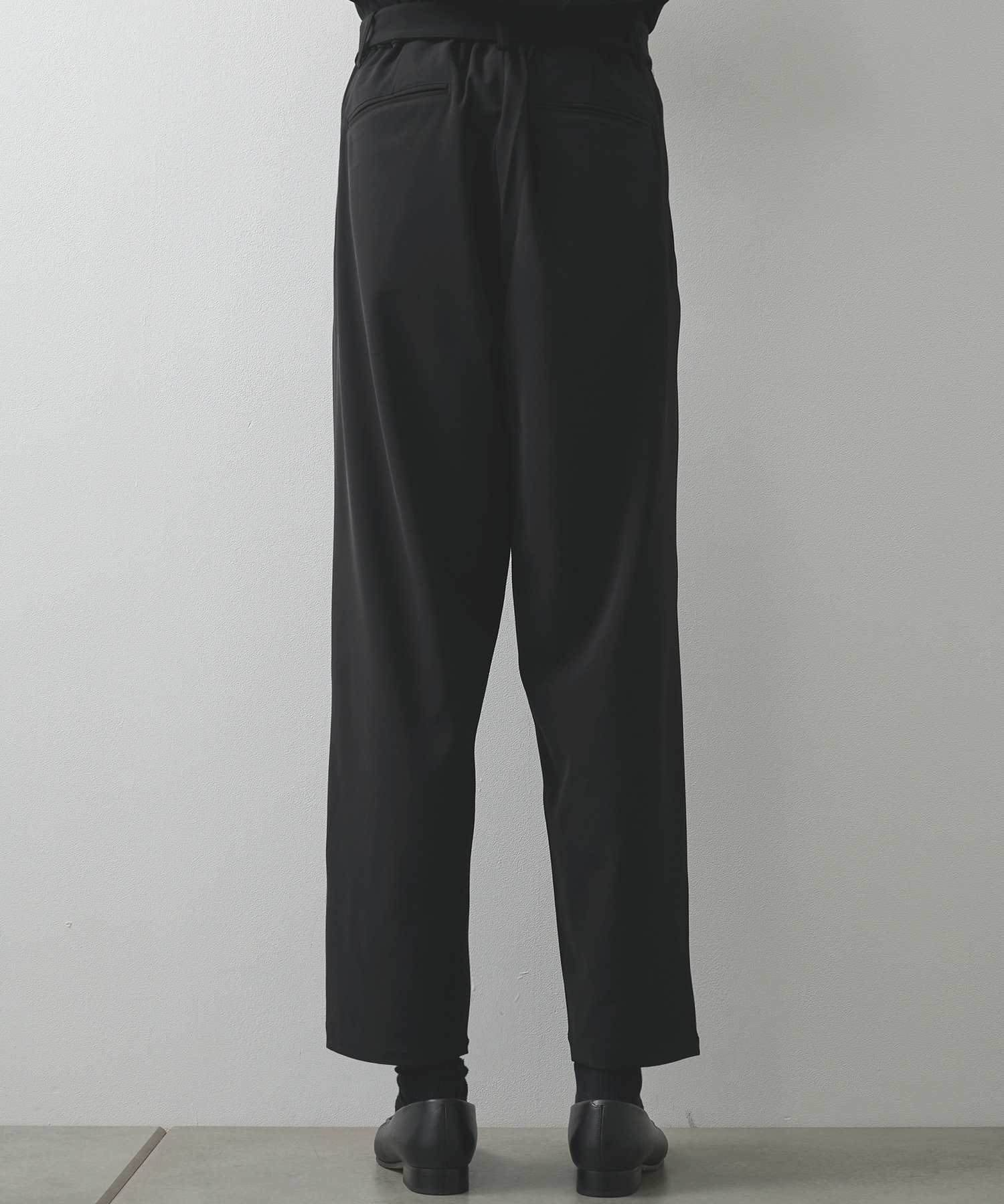 別注 BELTED WIDE TAPERD TROUSERS ATTACHMENT