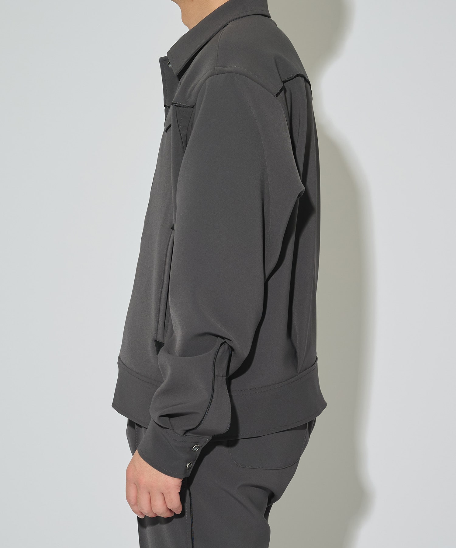 別注 Piping Cowboy Jacket - Poly Double Cloth NEEDLES