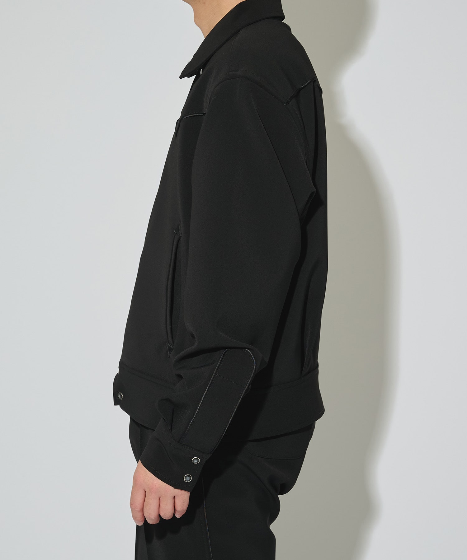 別注 Piping Cowboy Jacket - Poly Double Cloth NEEDLES