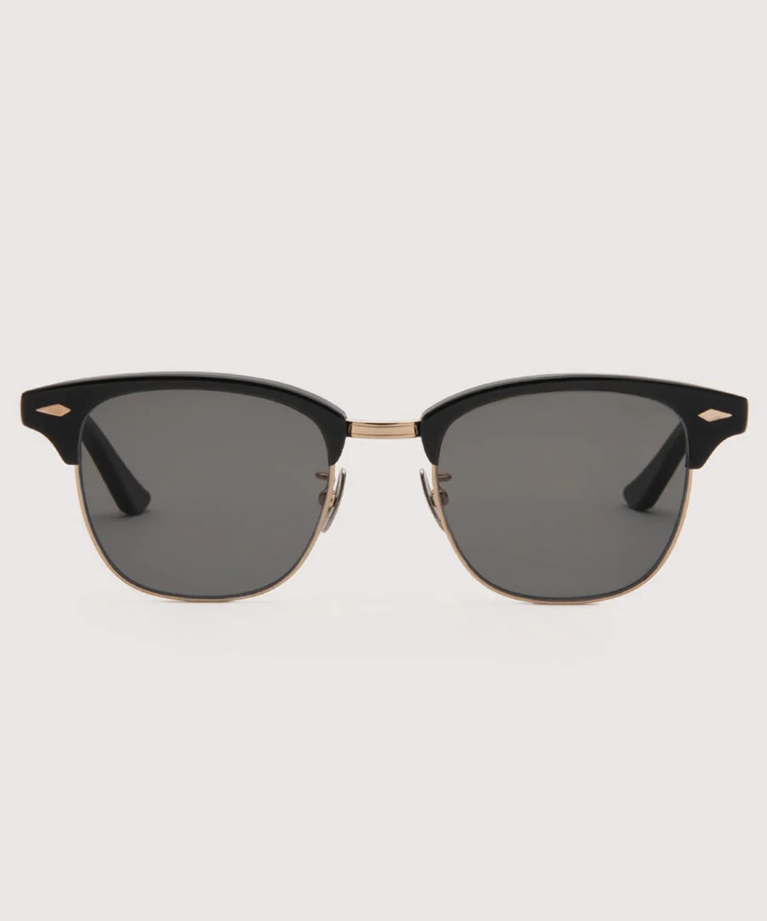YUGEN #1 GLOSS BLACK & CHAMPAGNE GOLD × CLEAR to GREY NOCHINO OPTICAL