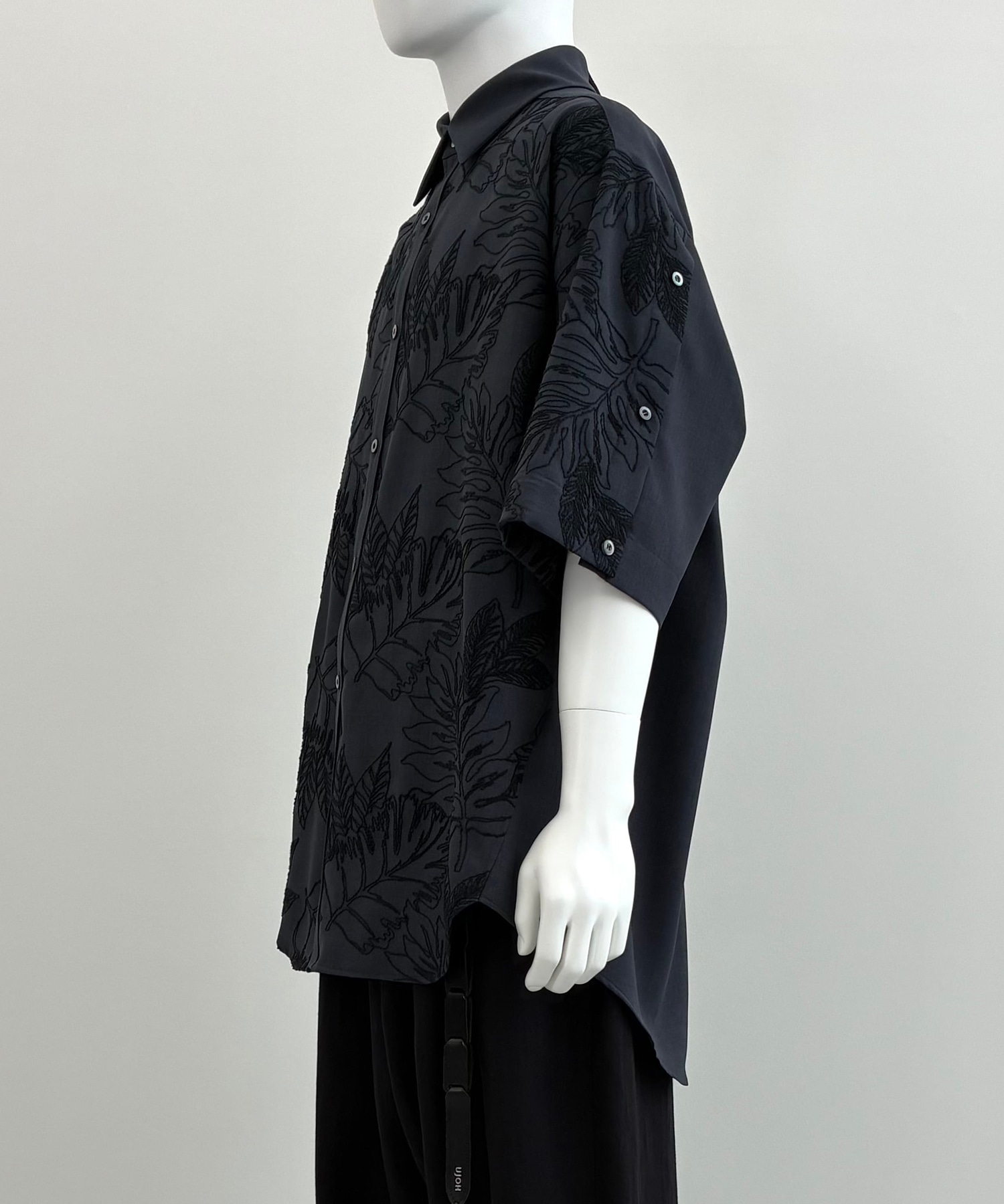 Full Open Half Sleeve Shirt UJOH HOMME