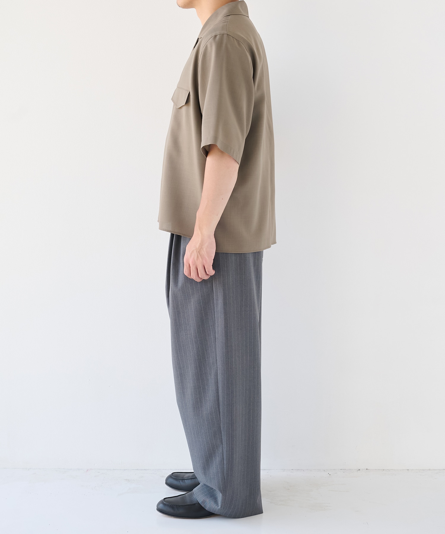 Extra Wool Open Shirts STUDIOUS