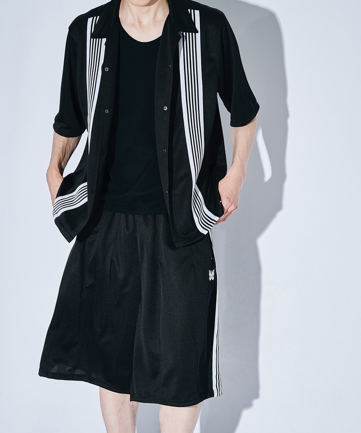 別注 Track S/S Shirt - Poly Smooth NEEDLES