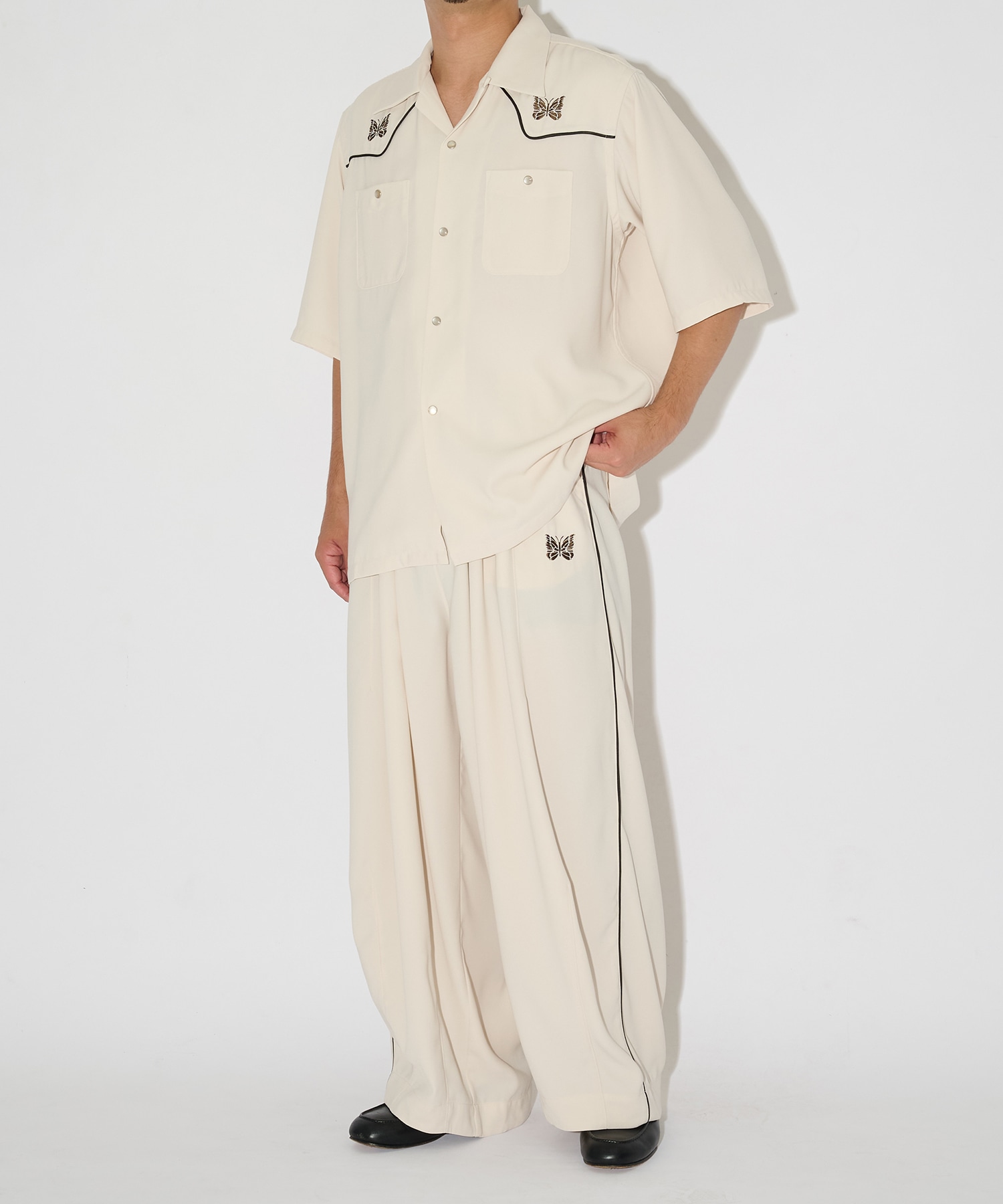 別注 Piping Cowboy S/S Shirt - Amunzen NEEDLES