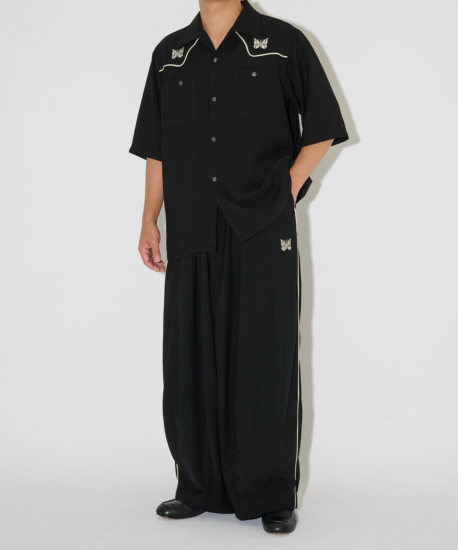 別注 Piping Cowboy S/S Shirt - Amunzen NEEDLES