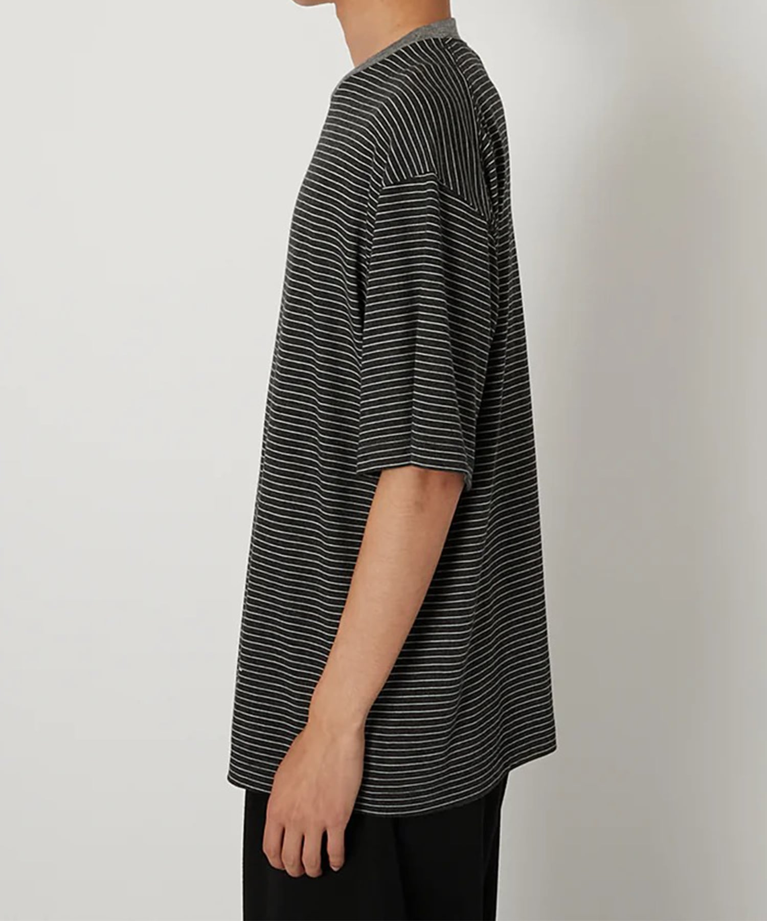 Super 140s Melino Wool Short Sleeve T-shirt Product Twelve