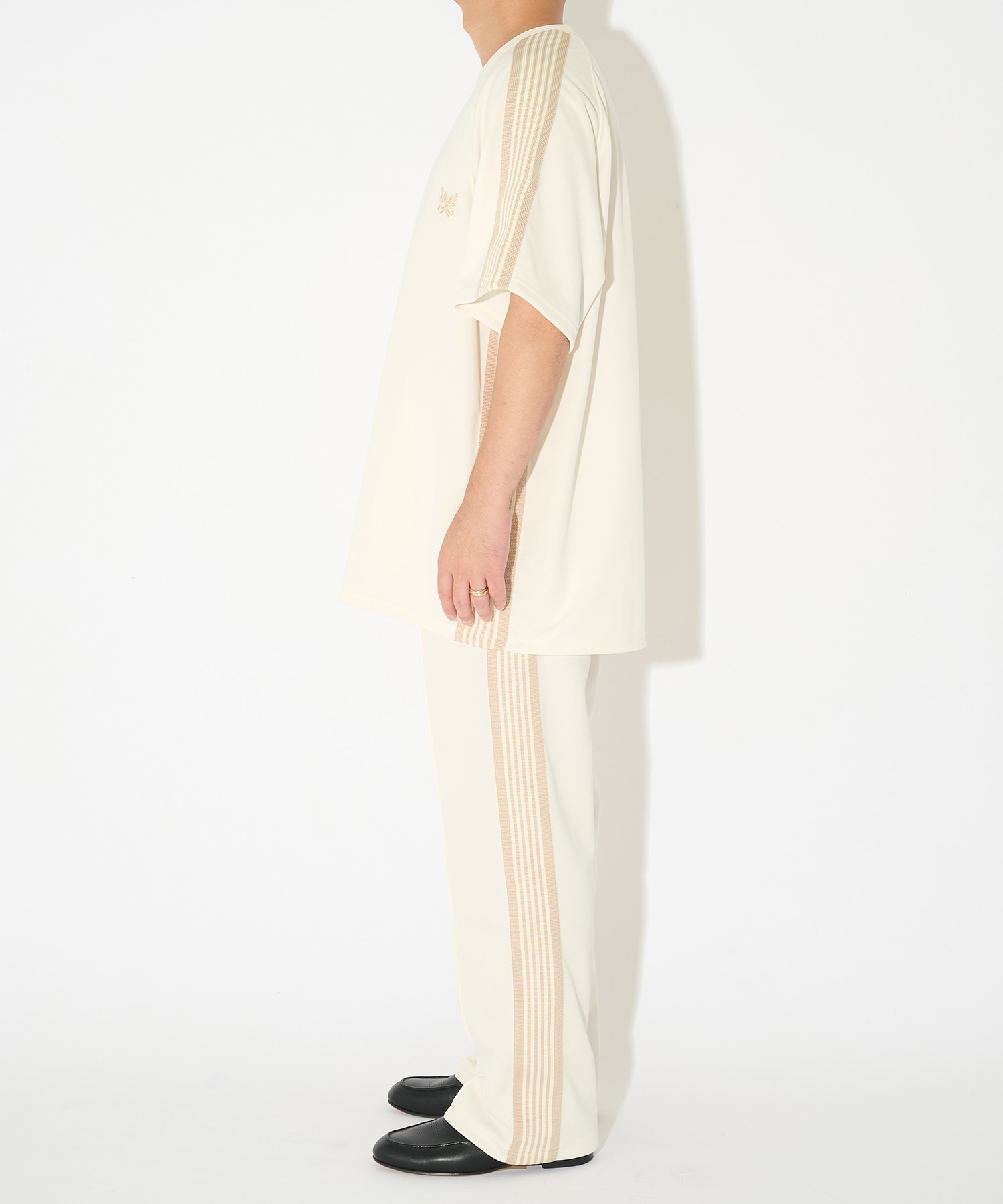 別注 Track S/S Crew Neck Shirt - COOL NEEDLES