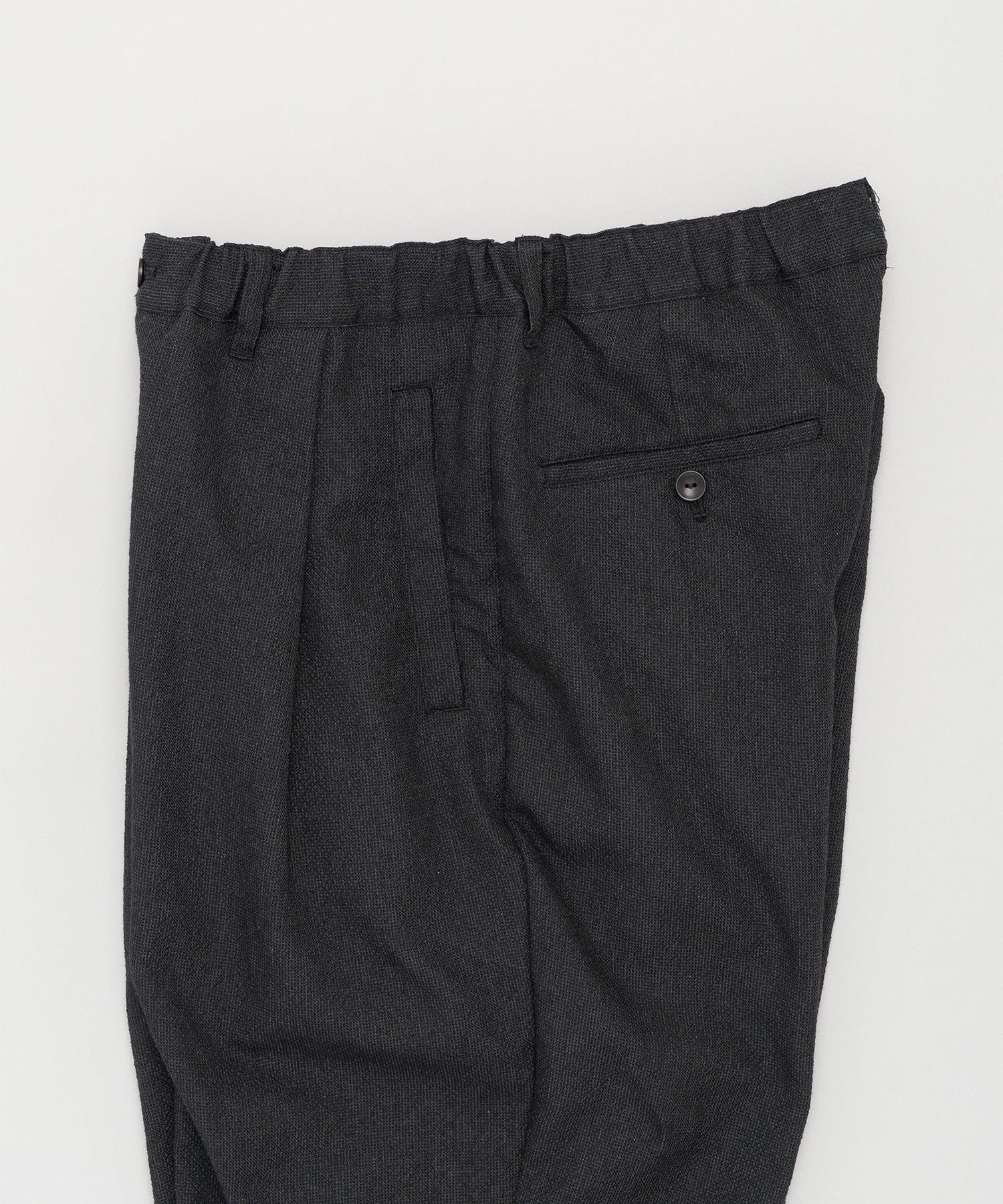 Mixed colour 1 pleat pants STILL BY HAND