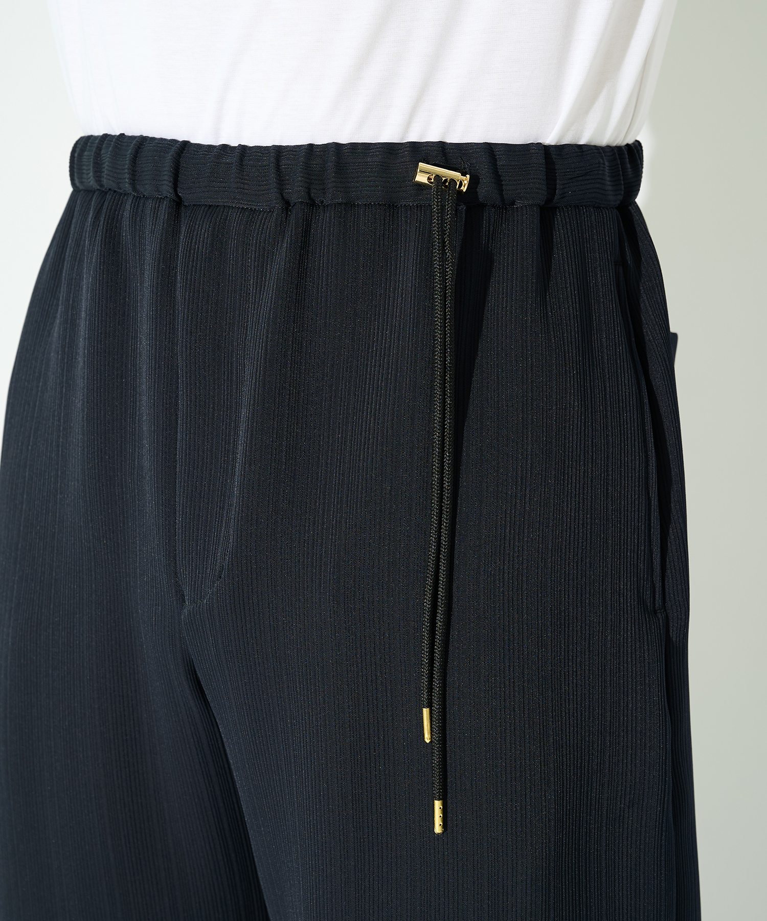 別注 Cord pique Drawstring Relaxed Pants CULLNI