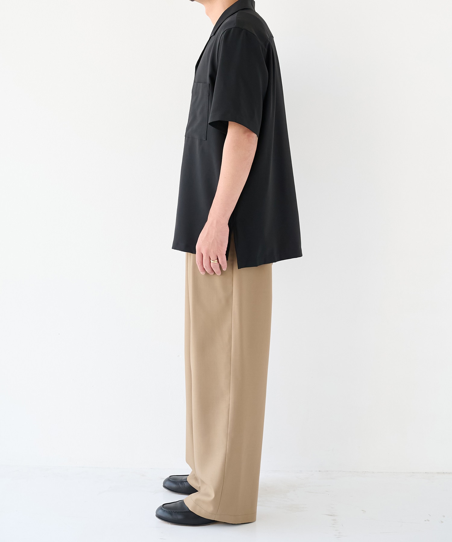 Non-Mulesed Summer Wool Slacks STUDIOUS