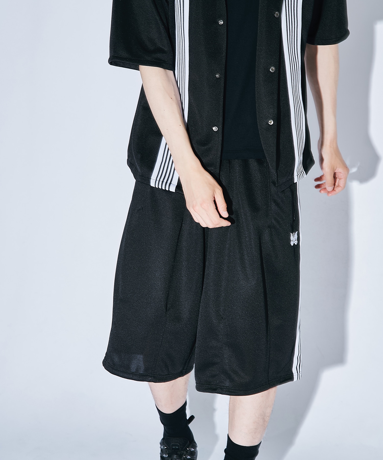 別注 H.D Track Short Pant - Poly Smooth NEEDLES